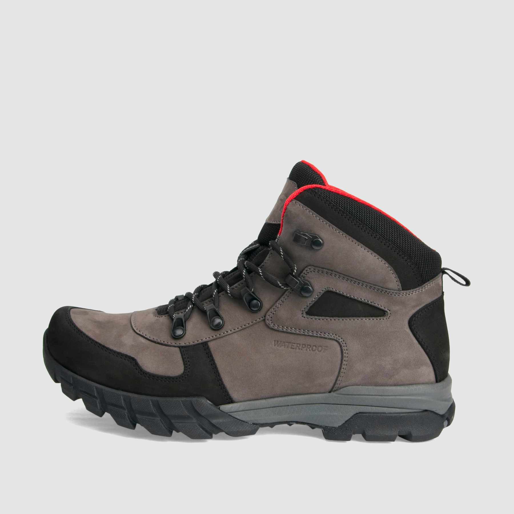 Trzewik trekkingowy TAPI A-9153 szary nubuk wodoodporny