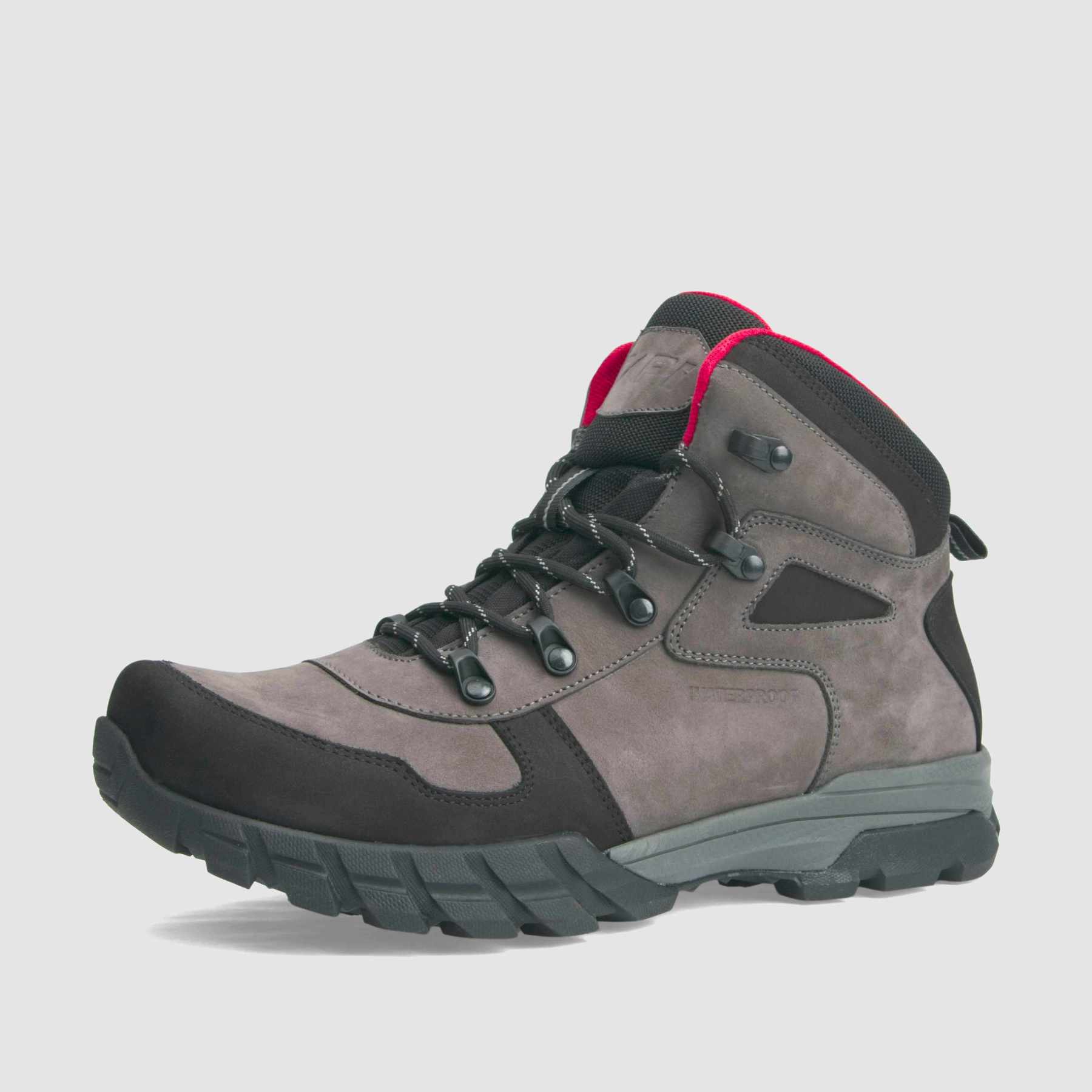 Trzewik trekkingowy TAPI A-9153 szary nubuk wodoodporny