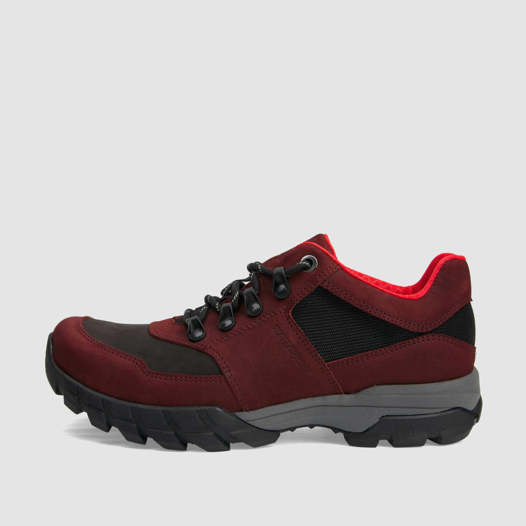 Półbuty trekkingowe TAPI B-9155 bordowy nubuk wodoodporny