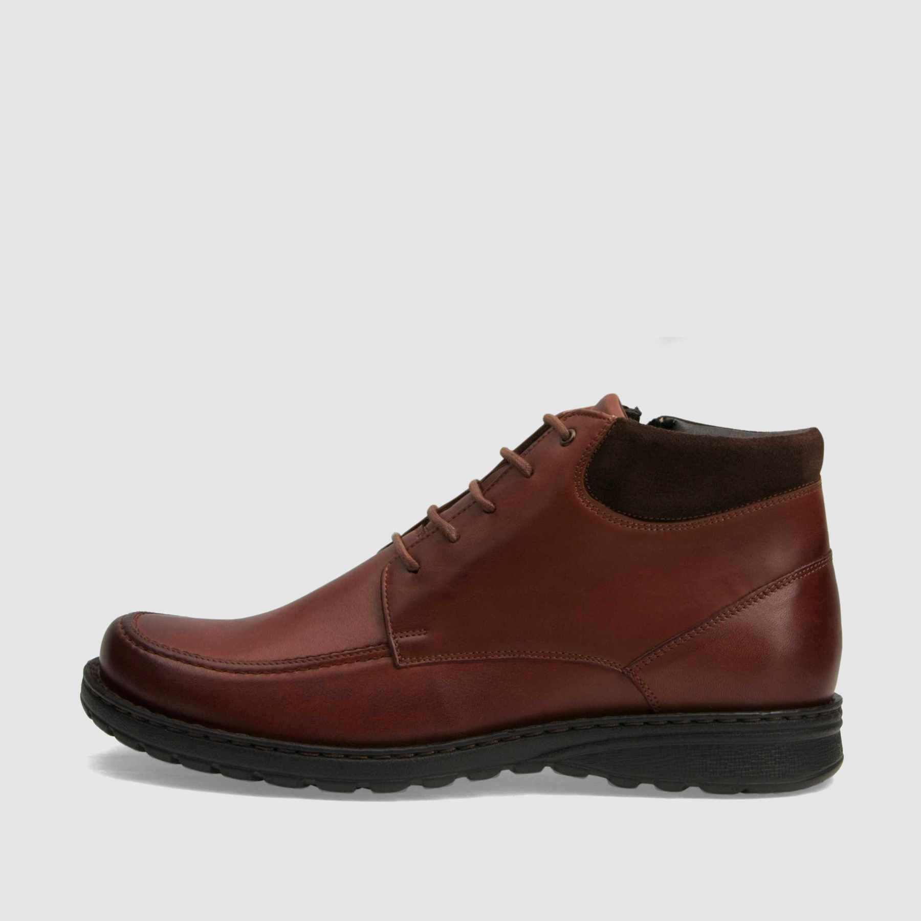 Trzewik casual TAPI C-2471 brązowa licowa skóra