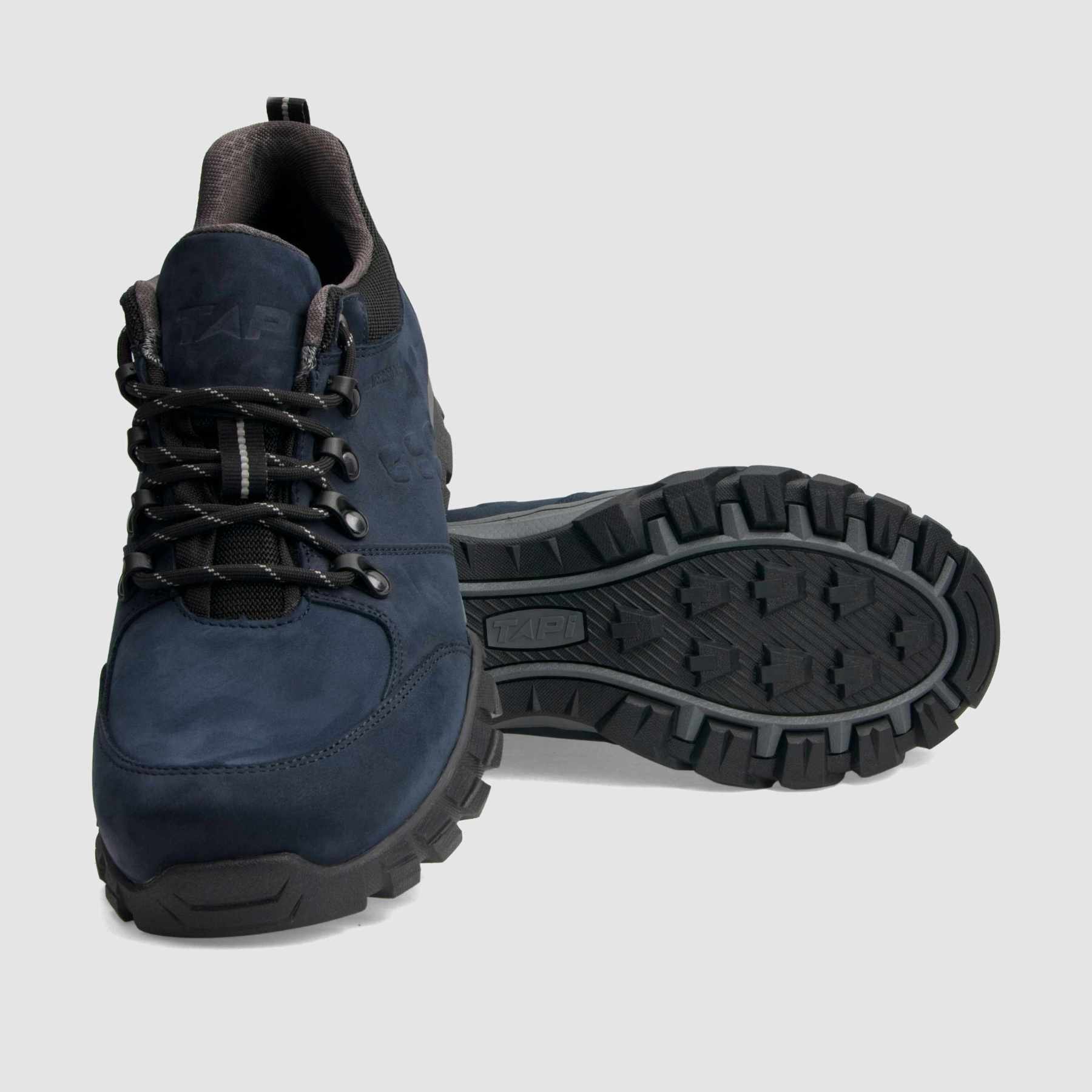 Półbuty trekkingowe TAPI C-9156 granatowy nubuk wodoodporny