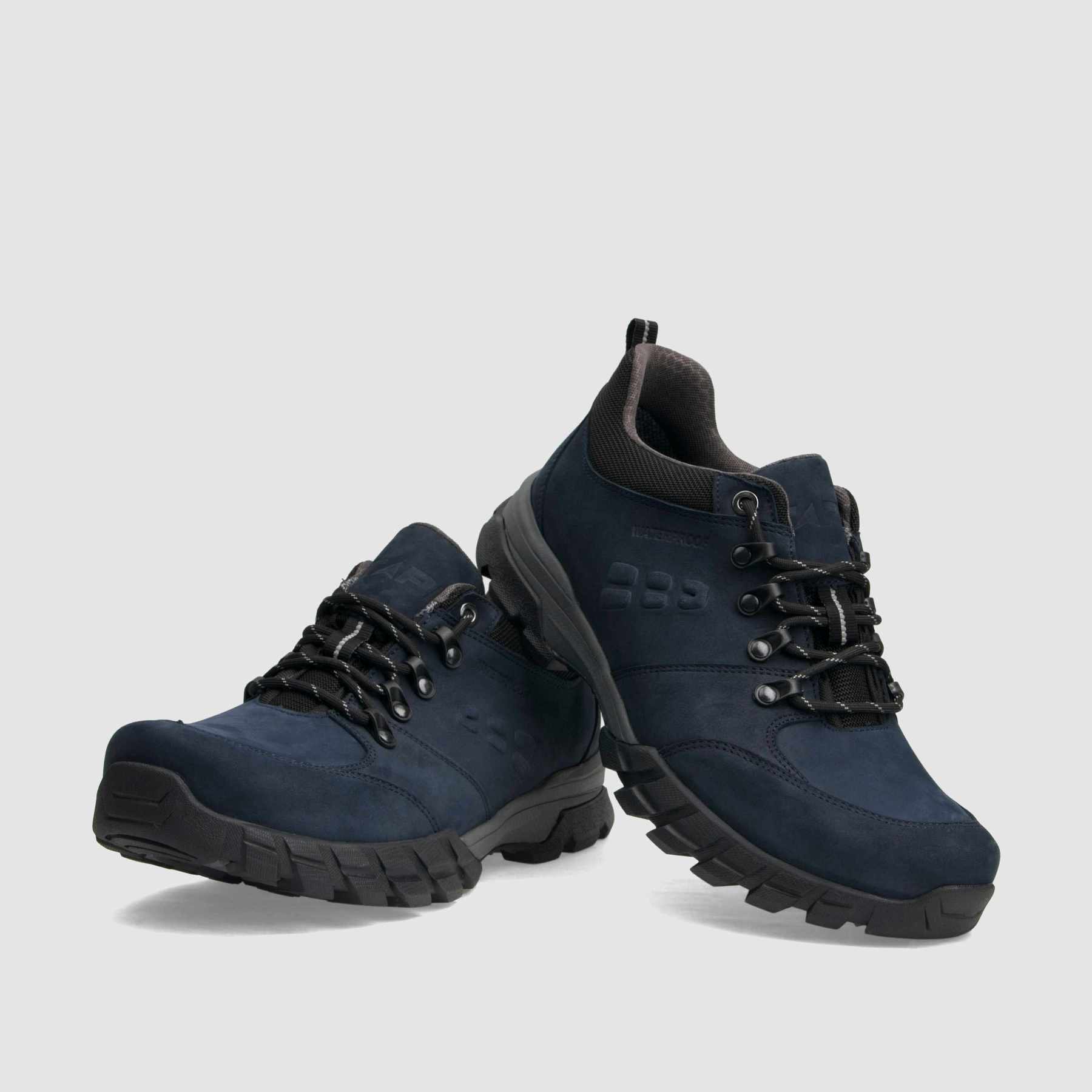 Półbuty trekkingowe TAPI C-9156 granatowy nubuk wodoodporny