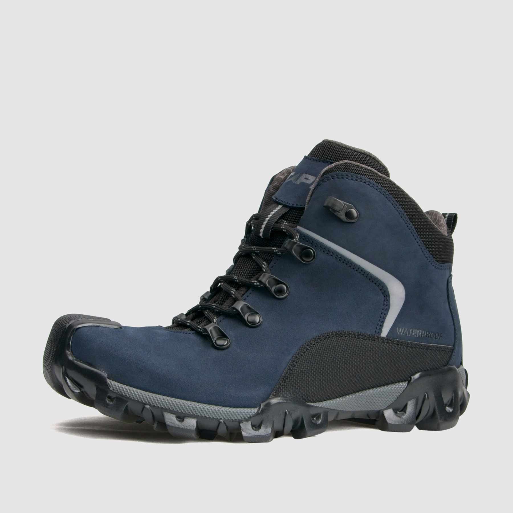 Trzewik trekkingowy TAPI F-9012 granatowy nubuk wodoodporny