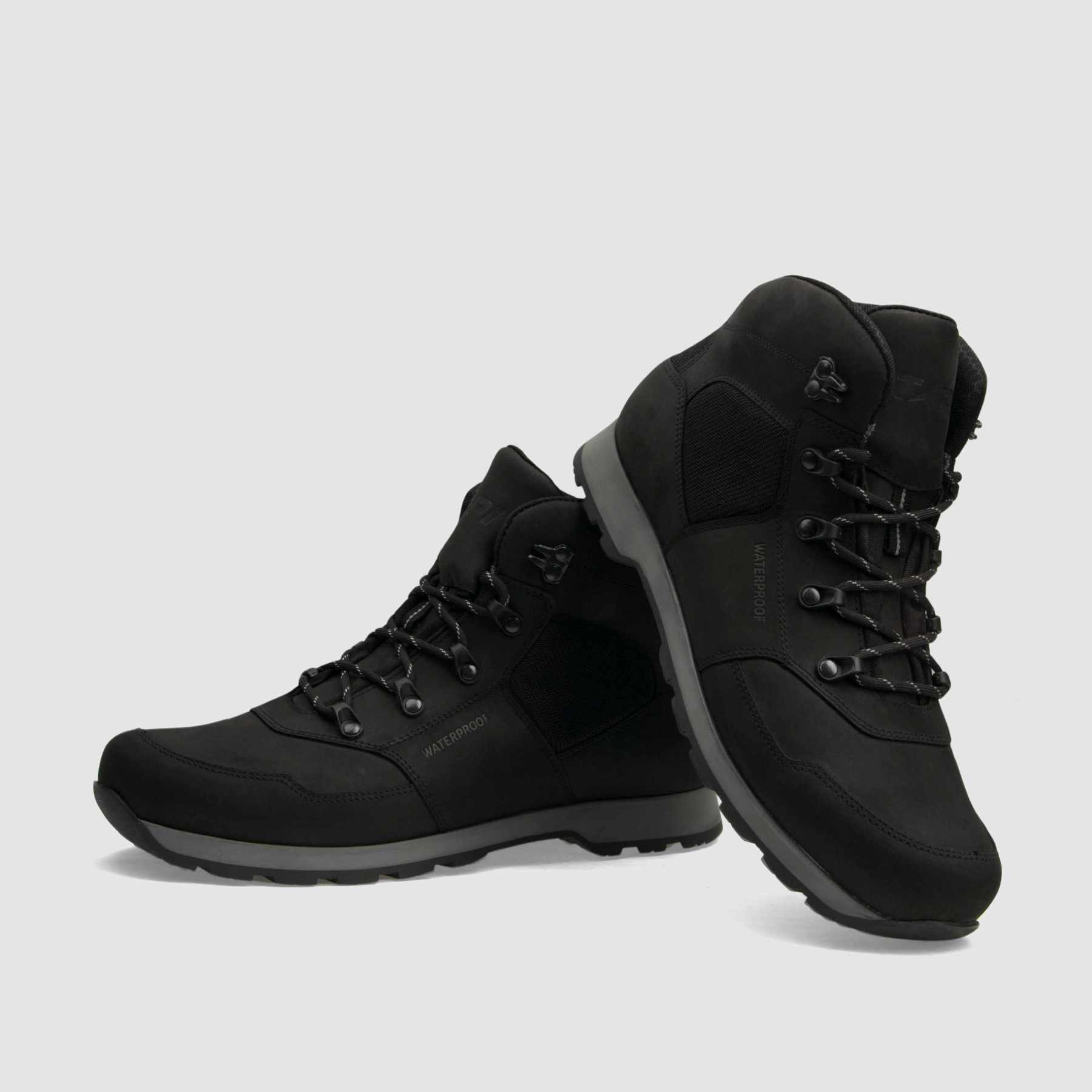 Trzewik trekkingowy TAPI G-9137 czarny nubuk wodoodporny