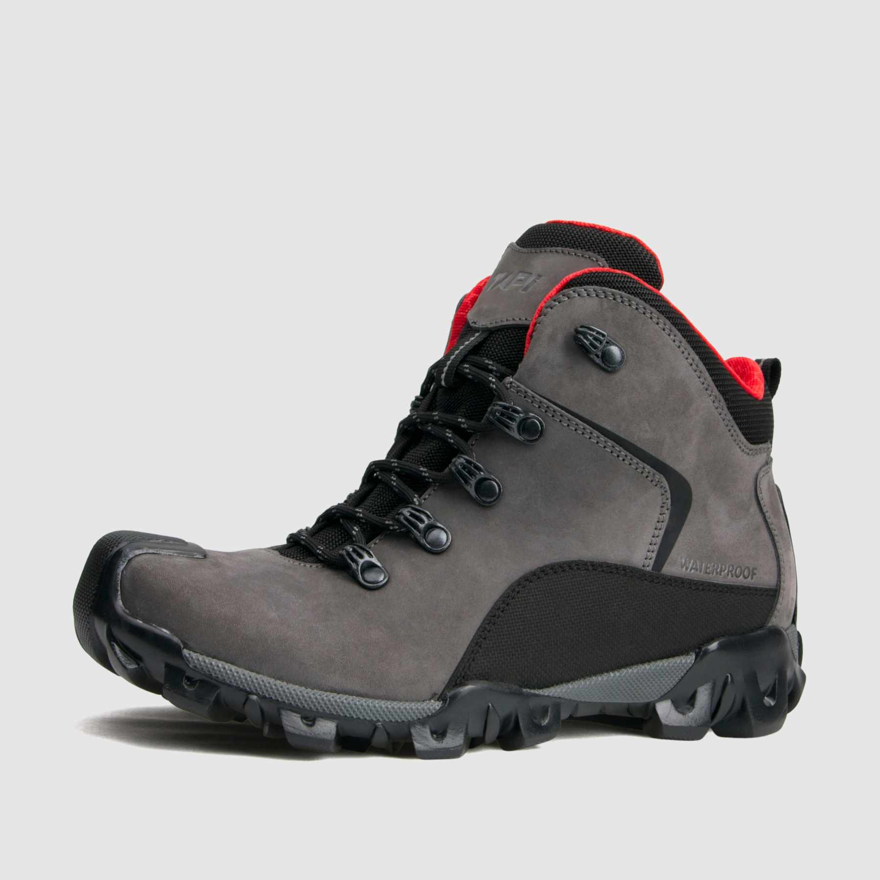 Trzewik trekkingowy TAPI G-9012 szary nubuk wodoodporny