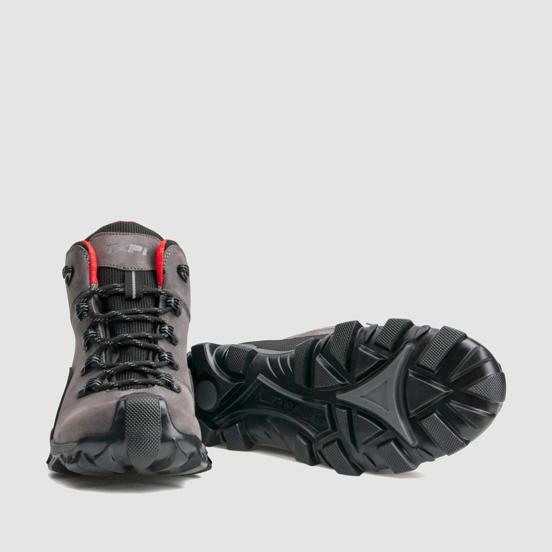 Trzewik trekkingowy TAPI G-9012 szary nubuk wodoodporny