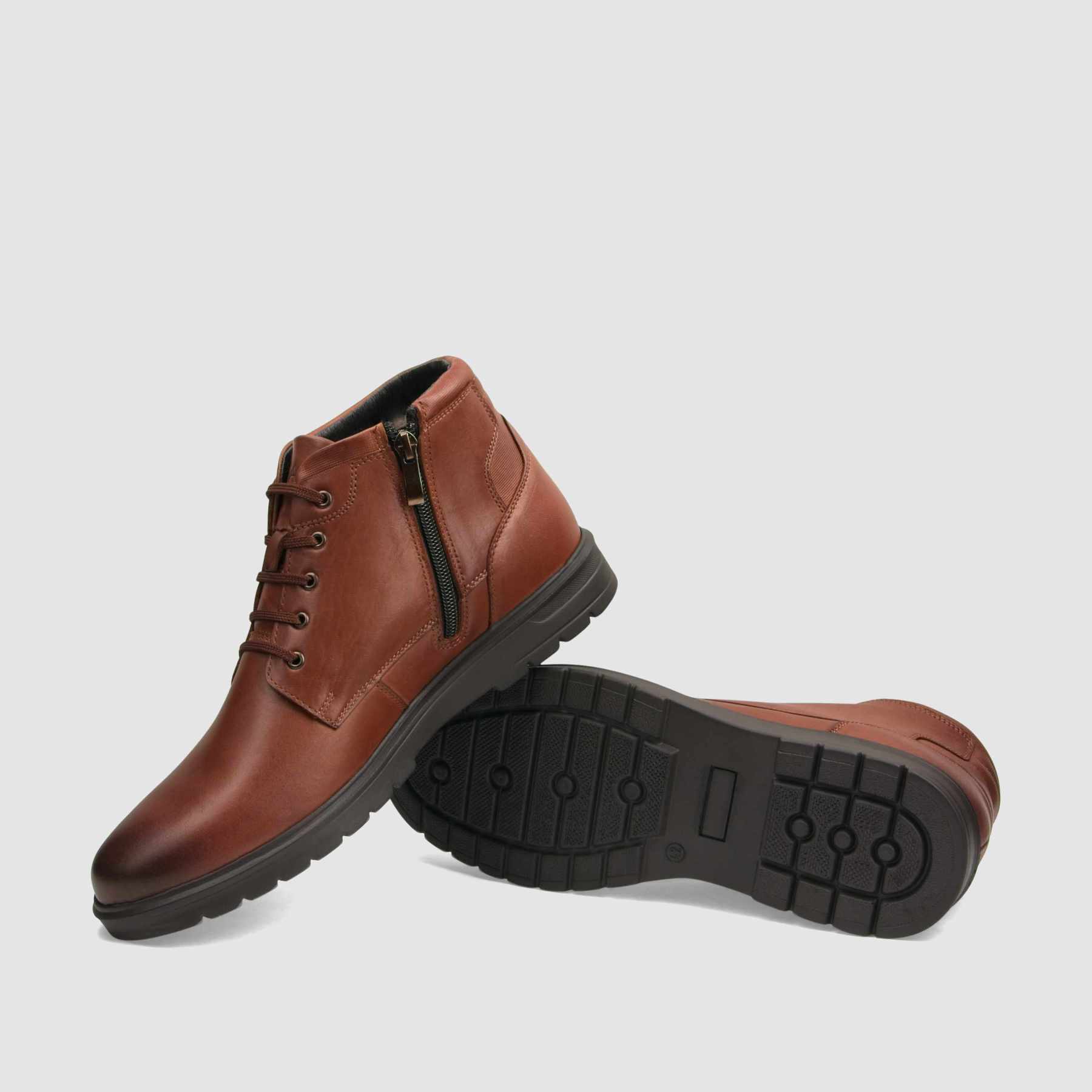 Trzewik casual TAPI H-2483 brązowa licowa skora