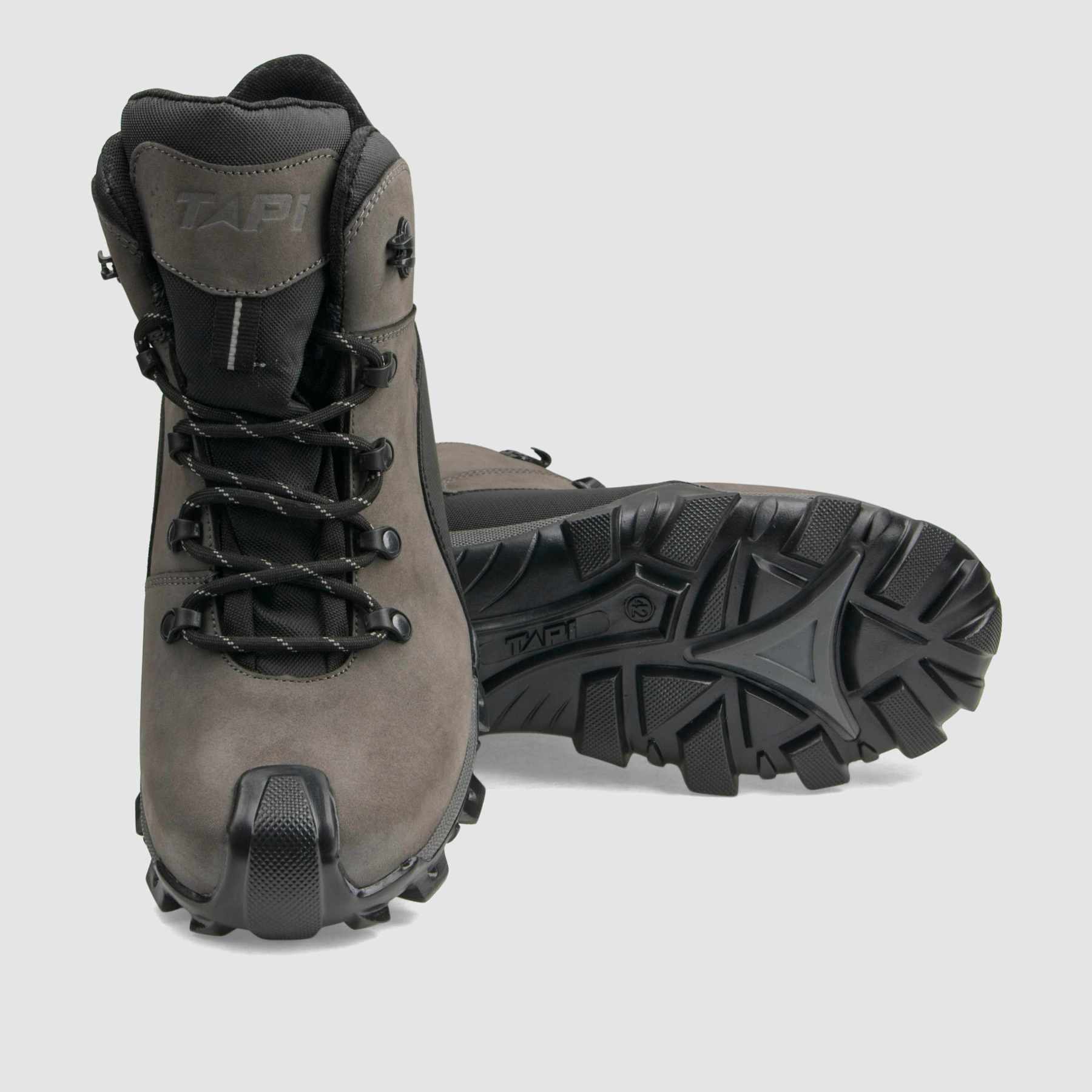 Trzewik trekkingowy TAPI I-4163 szary nubuk wodoodporny