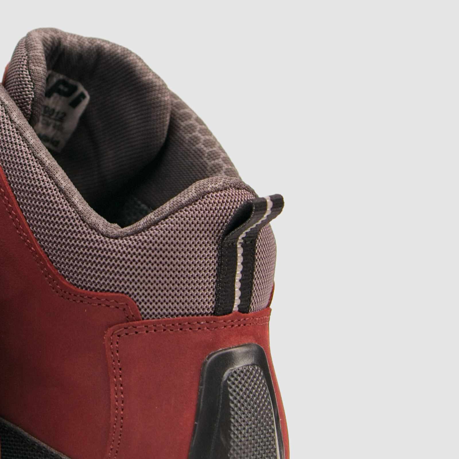 Trzewik trekkingowy TAPI I-9012 bordowy nubuk wodoodporny