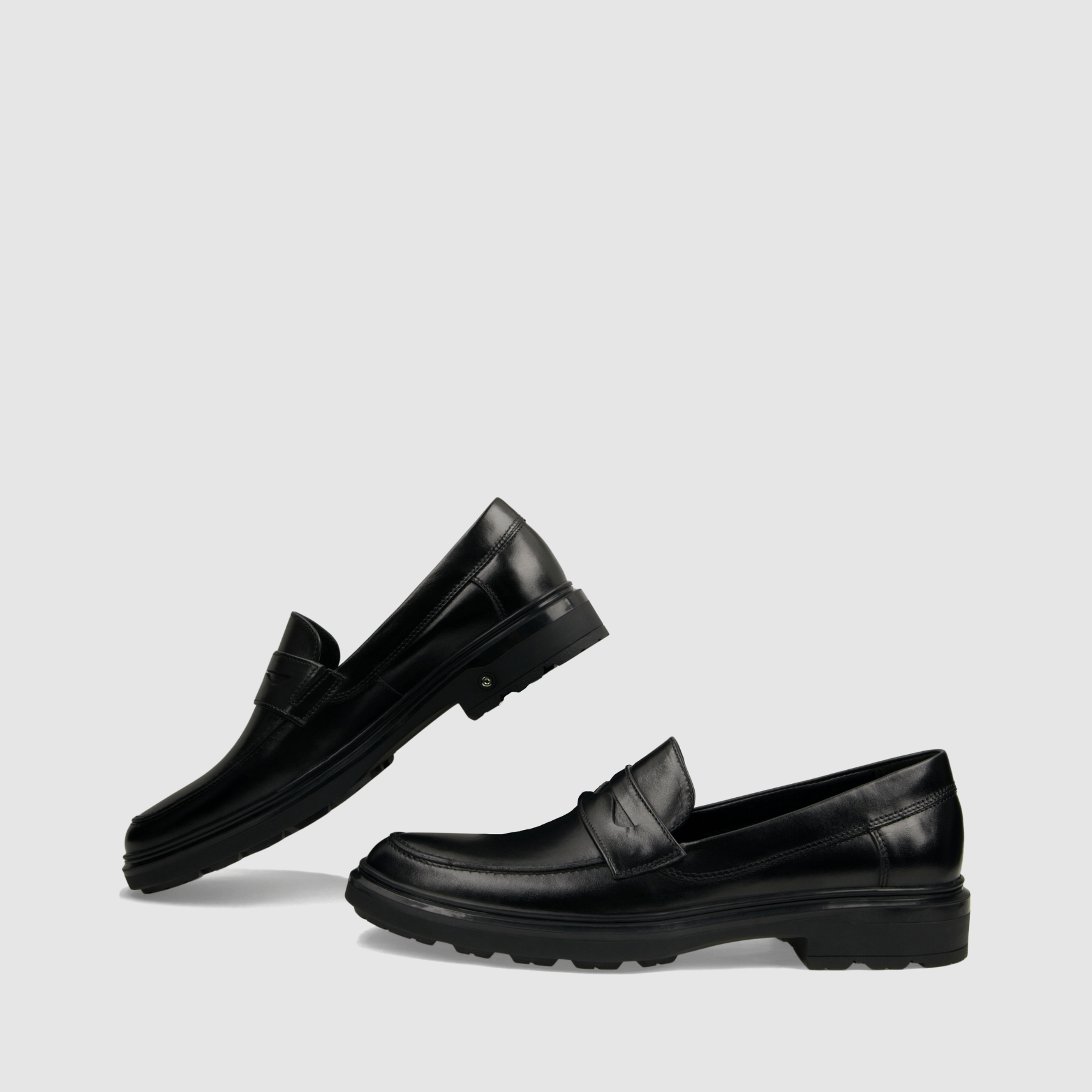 Loafers TAPI B - 7550 czarna licowa skóra - TAPI nero - Półbuty eleganckie wzuwane - Czarny - 6