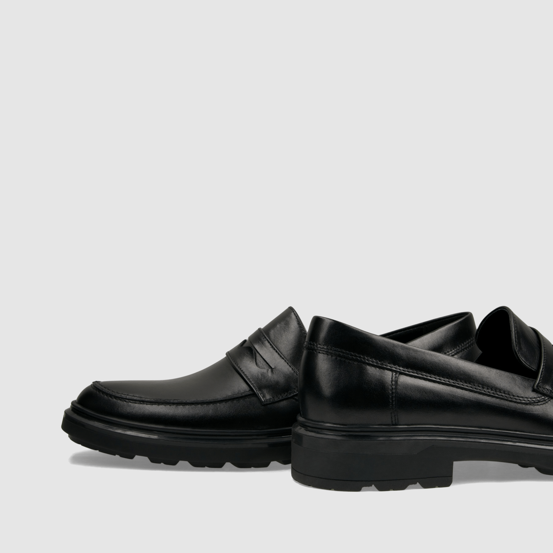 Loafers TAPI B - 7550 czarna licowa skóra - TAPI nero - Półbuty eleganckie wzuwane - Czarny - 5