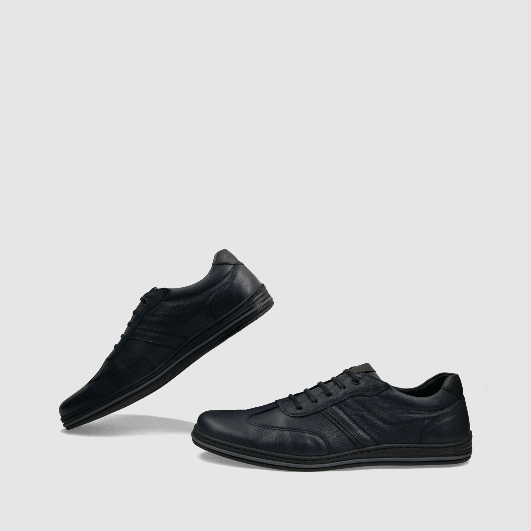 Półbut Casual TAPI R - 7637 - granatowa licowa skóra - TAPI nero - Granatowy - 6