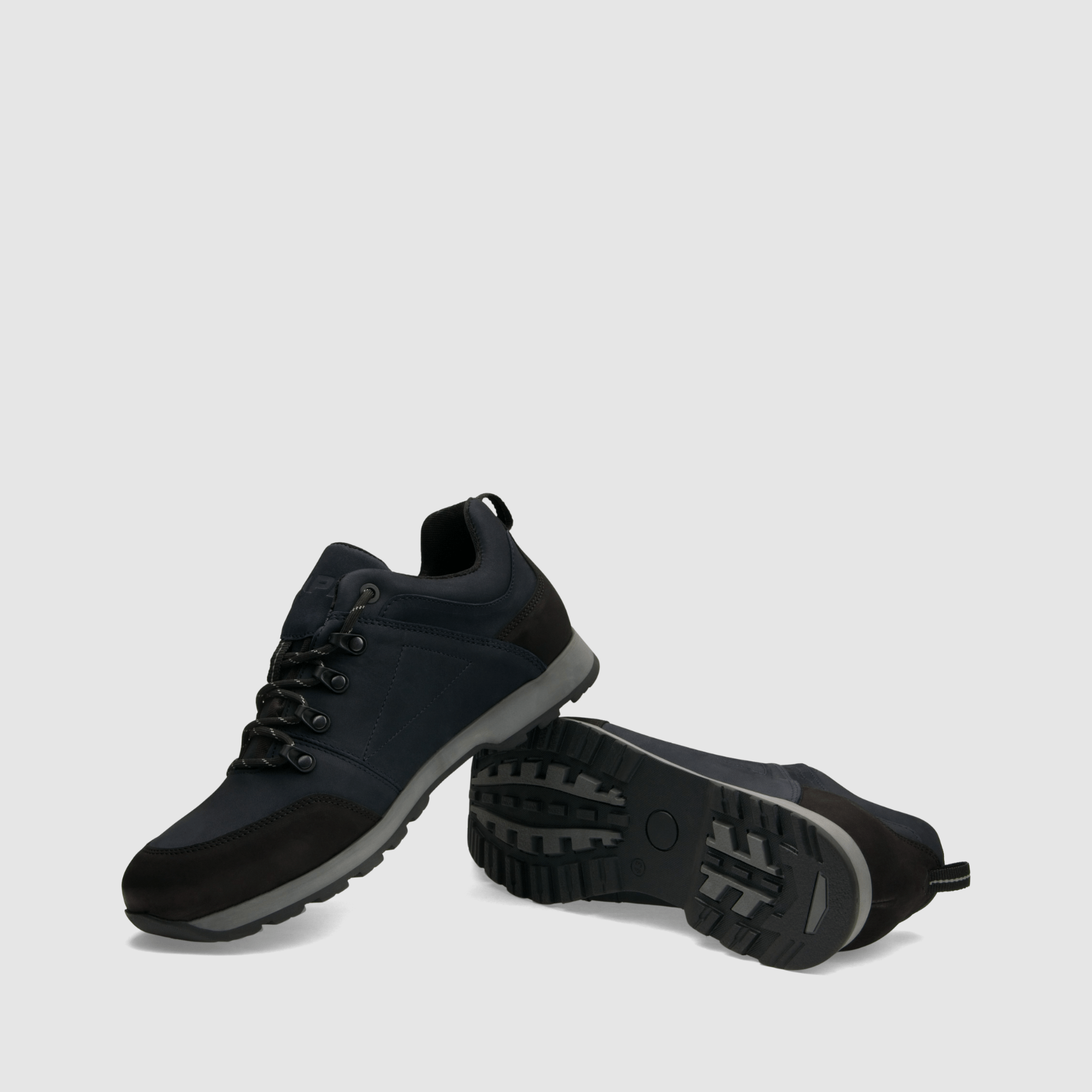 Półbut trekkingowy TAPI E - 9125 - granatowa nubukowa skóra - TAPI nero - Półbuty trekkingowe męskie - Granatowy - 7