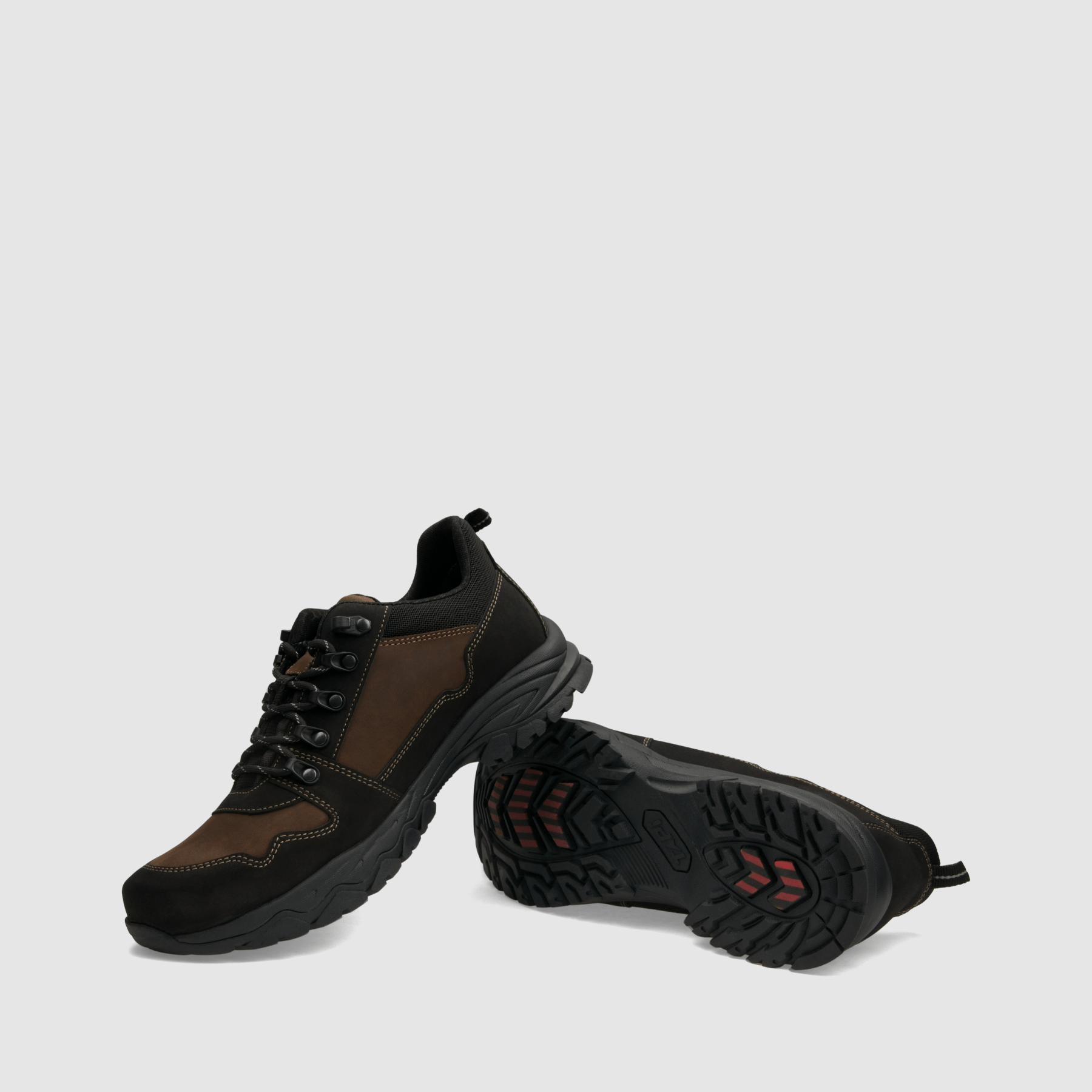 Półbut trekkingowy TAPI E - 9171 - ciemno brązowa olejowana skóra - TAPI nero - Półbuty trekkingowe męskie - Brązowy - 7