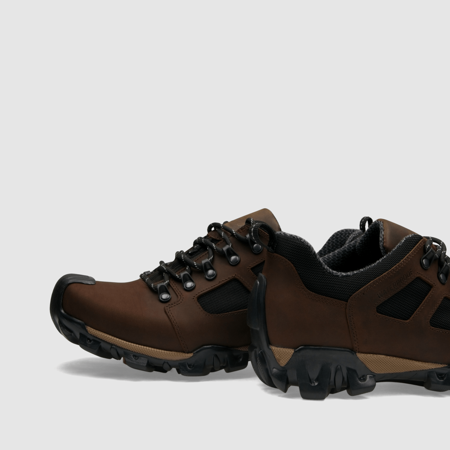 Półbut trekkingowy TAPI G - 9118 - ciemno brązowa olejowana skóra - TAPI nero - Półbuty trekkingowe męskie - Brązowy - 5