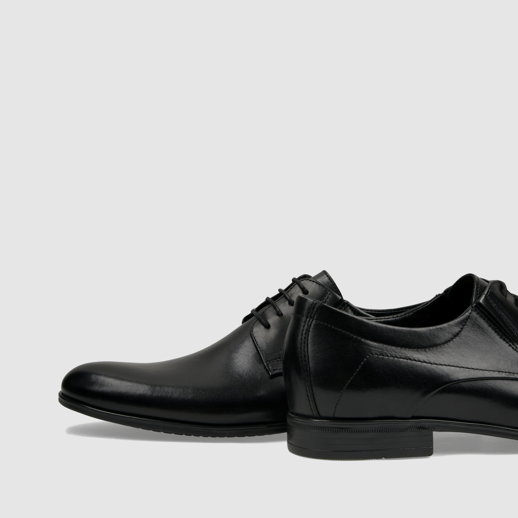 Półbut wizytowy TAPI M - 6022 czarna licowa skóra - TAPI nero - Półbuty eleganckie sznurowane - Czarny - 5