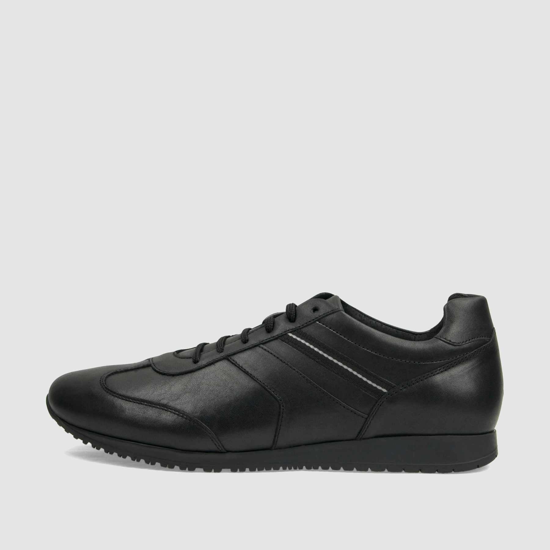 Trampki TAPI C - 7387 czarna licowa skóra - TAPI nero - Sneakersy i sportowe - Czarny - 2