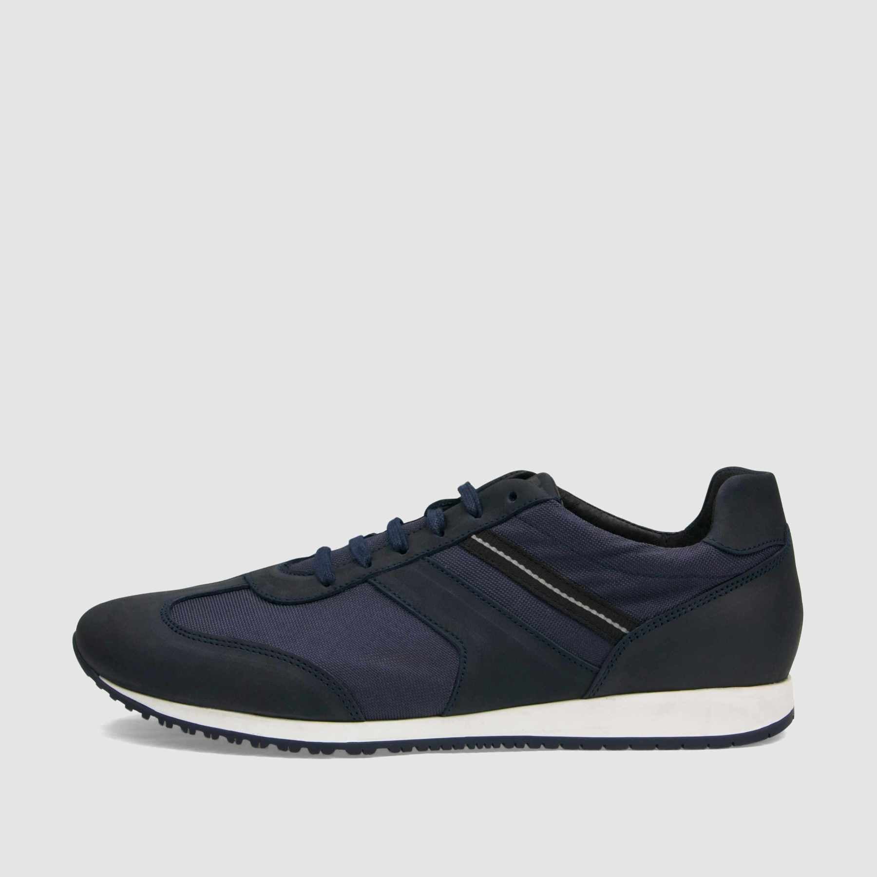 Trampki TAPI E - 7387 granatowa nubukowa skóra - TAPI nero - Sneakersy i sportowe - Granatowy - 2