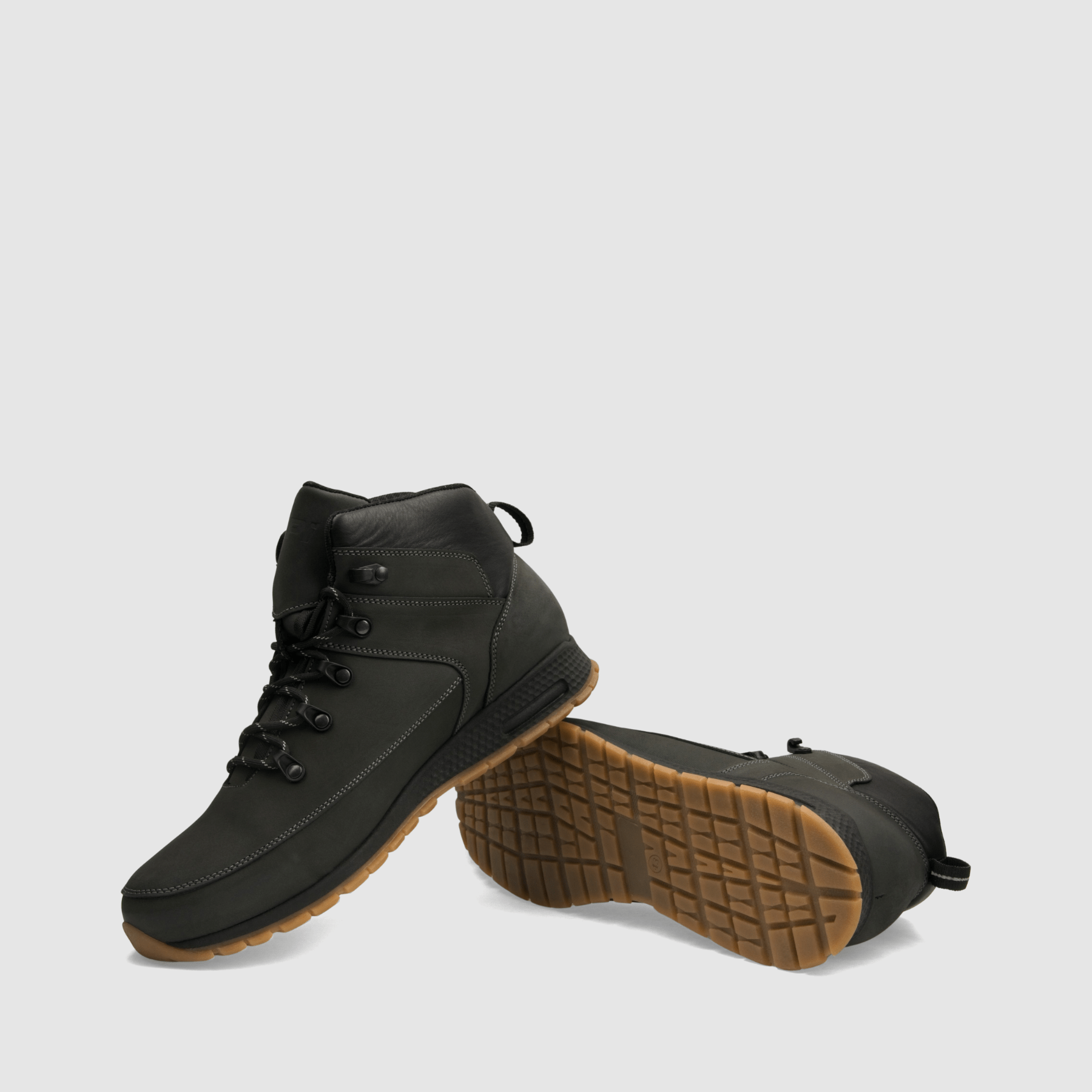 Trzewik trekkingowy TAPI B - 9200 szara nubukowa skóra - TAPI nero - Trzewiki trekkingowe męskie - Szary - 7