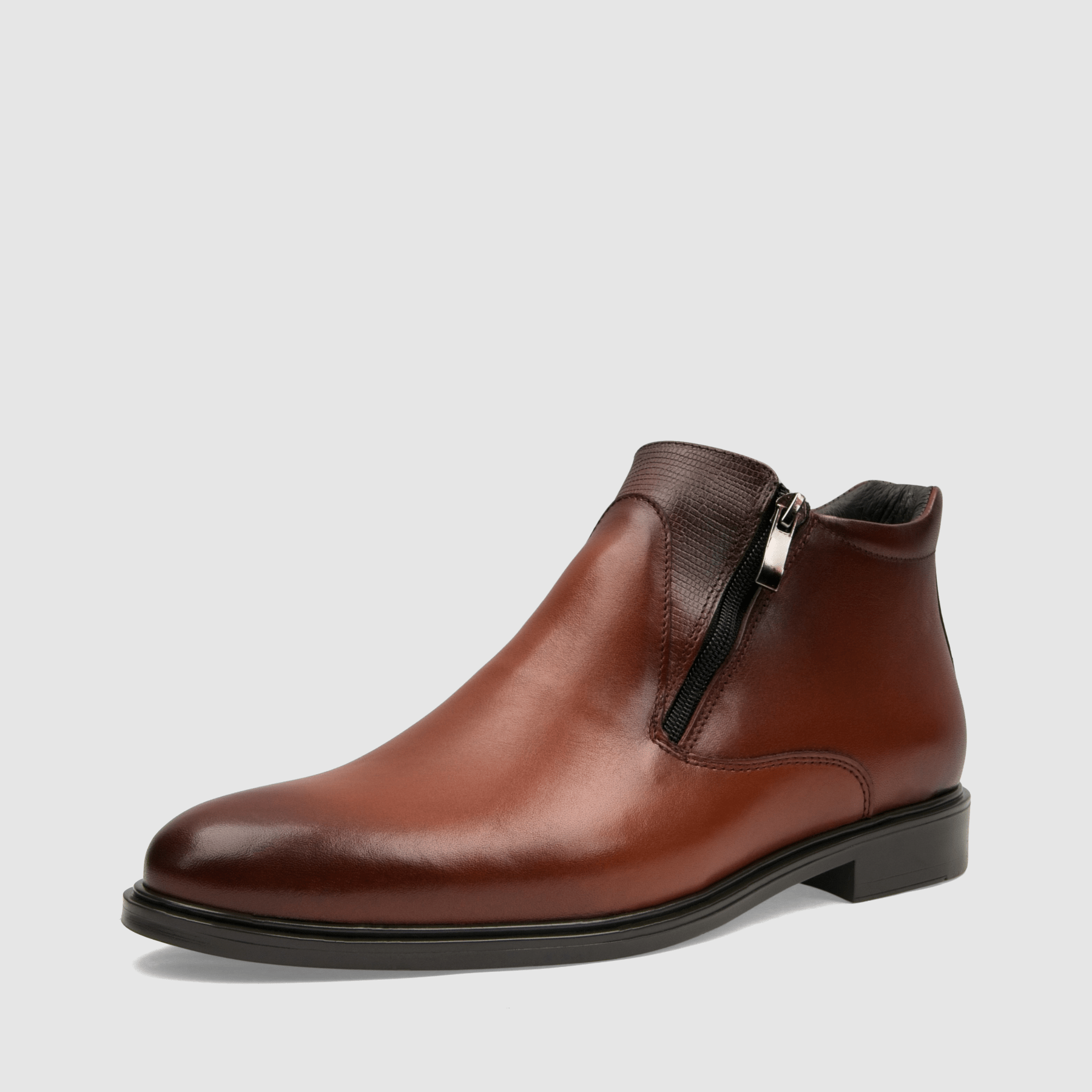 Trzewiki eleganckie TAPI A - 2408 brązowa licowa skóra - TAPI nero - Trzewiki eleganckie na zamek - Brązowy - 1