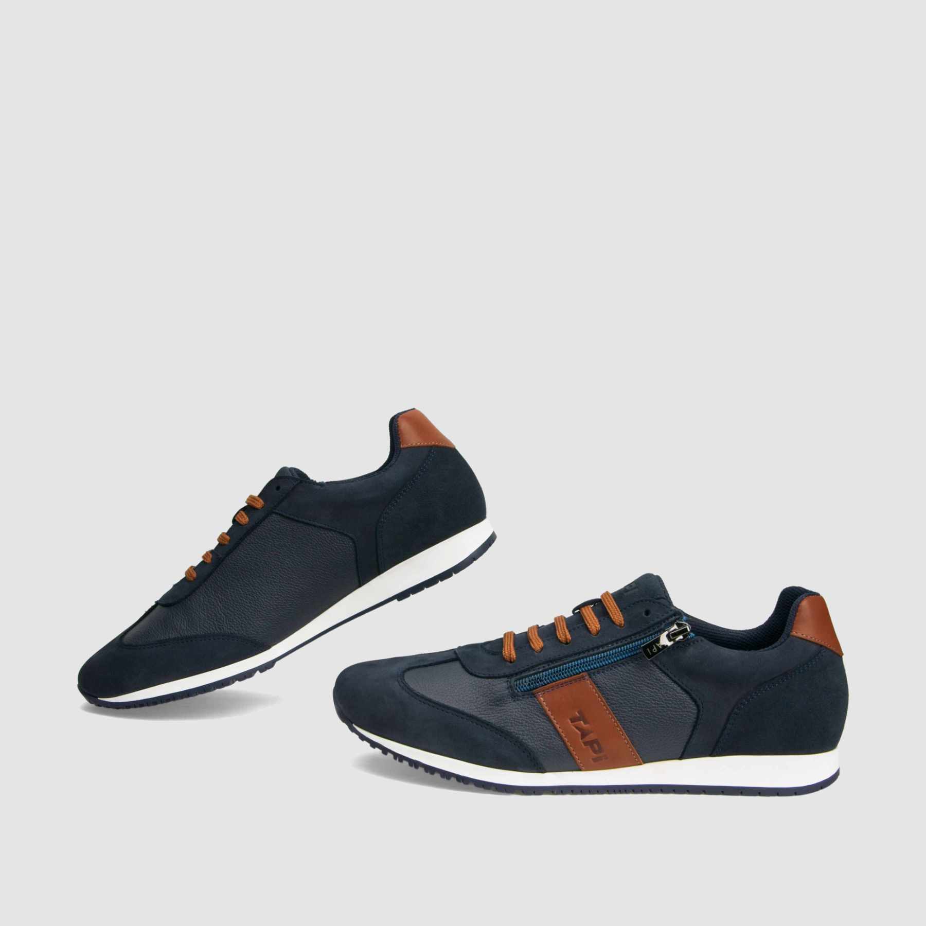 Sneakers | Lasted | Zipper | 7388 - TAPI nero - B2B - 40 - 6