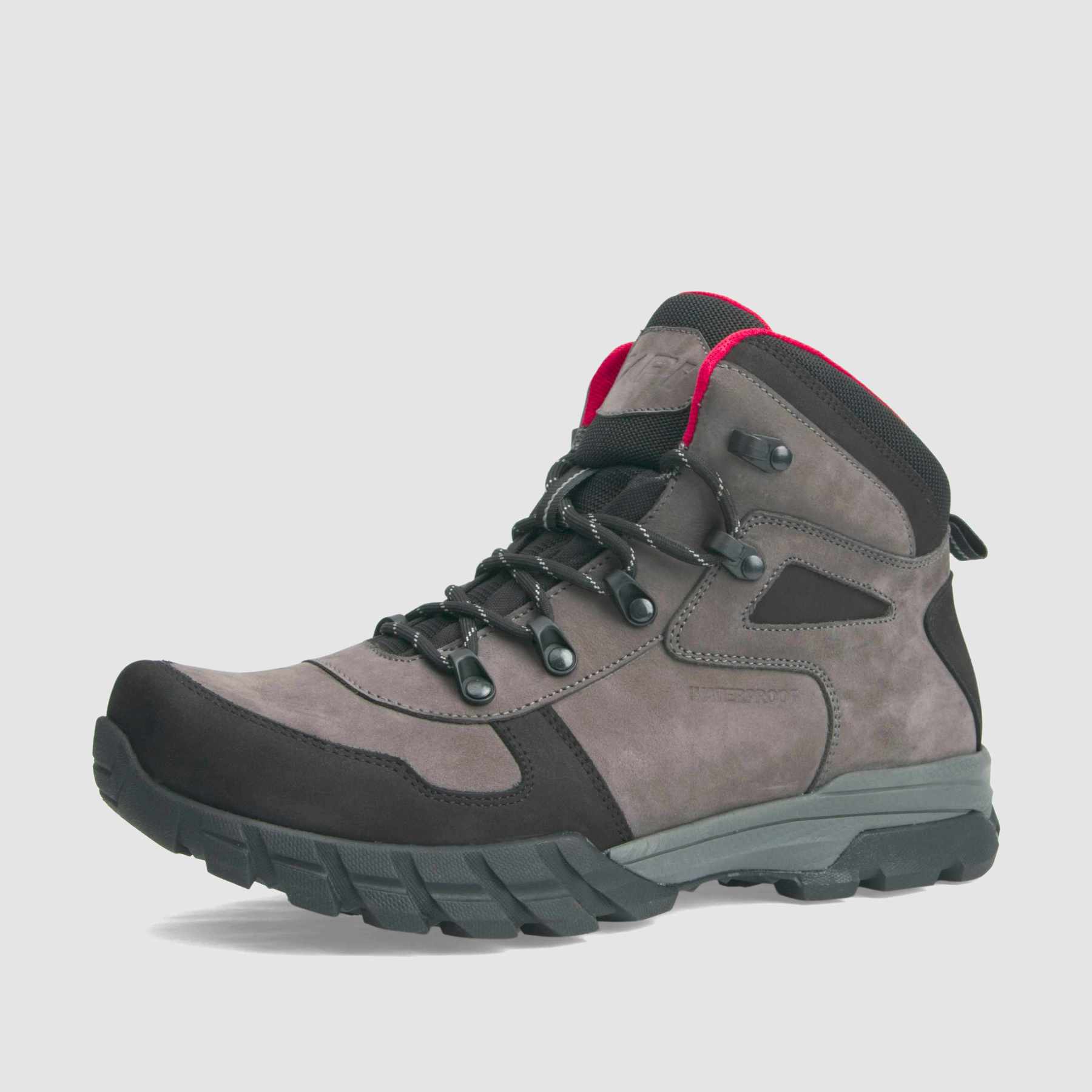 TAPI A-9153 trekking boot, grey nubuck, waterproof 