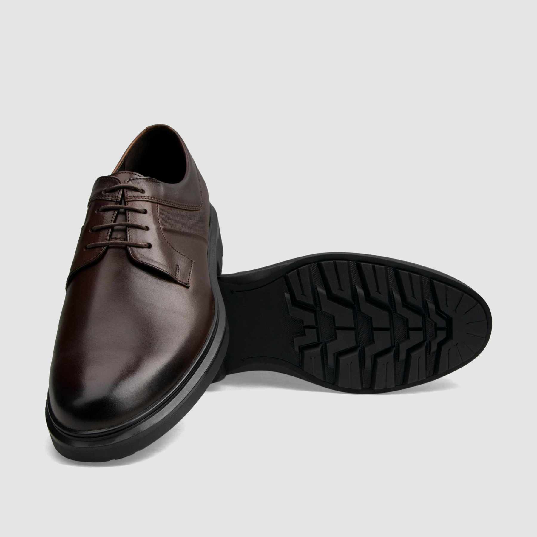 TAPI A-7476 formal shoe, brown smooth leather