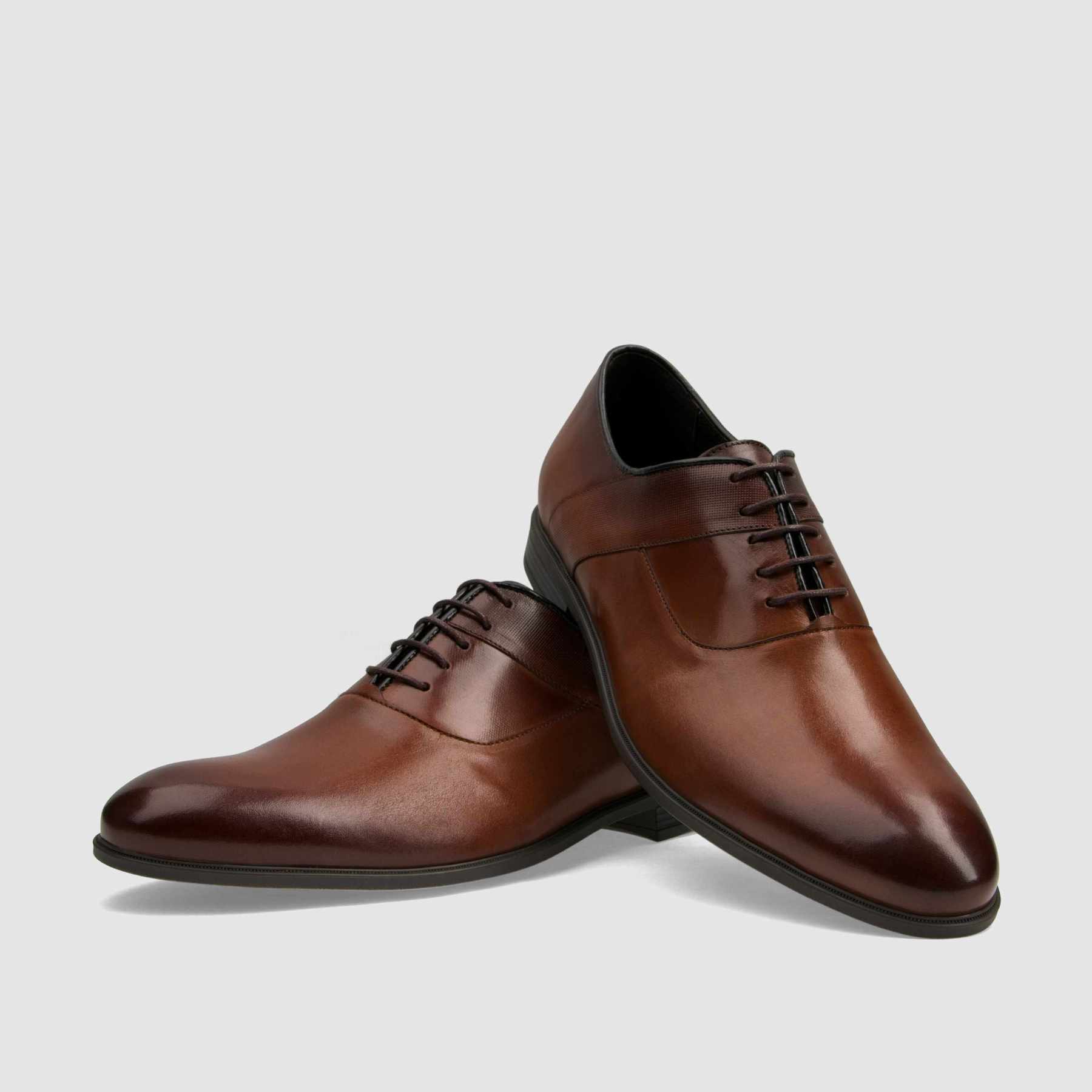 TAPI A-7489 formal shoe, brown smooth leather