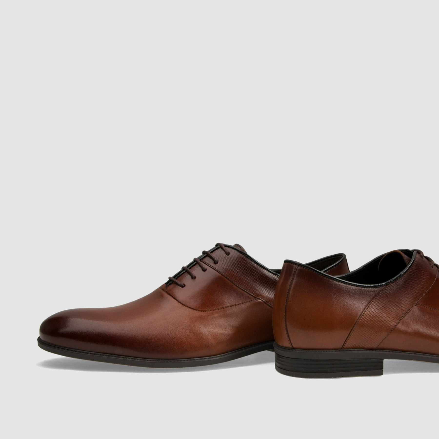 TAPI A-7489 formal shoe, brown smooth leather