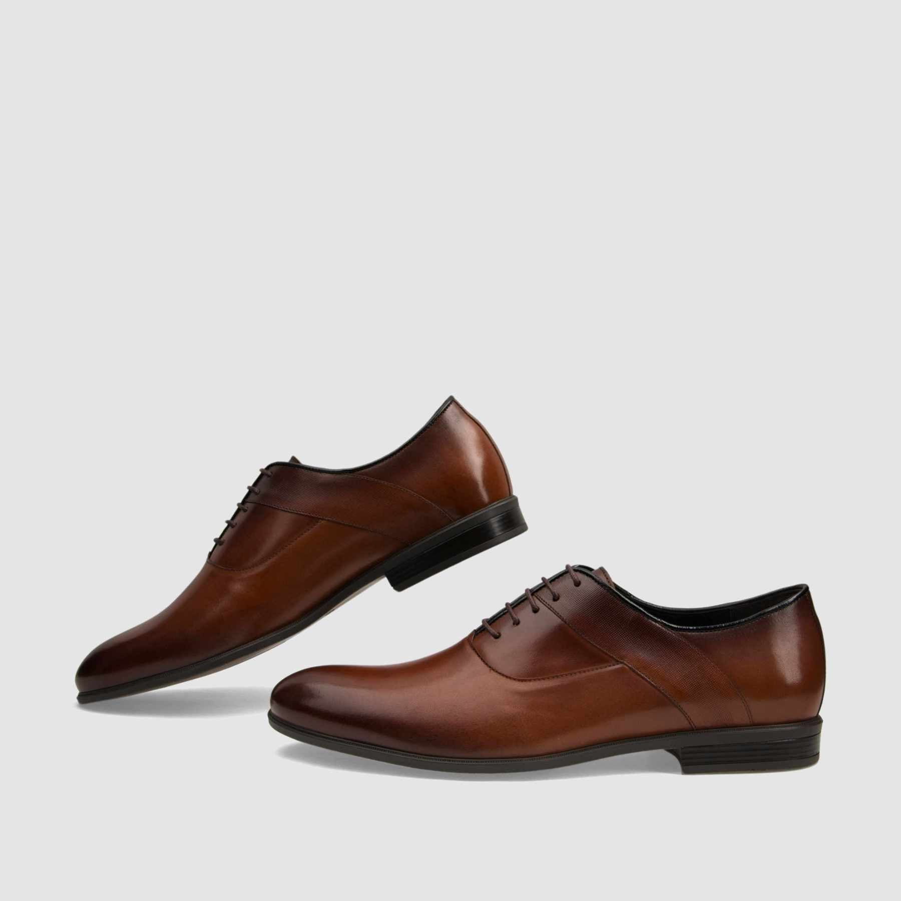 TAPI A-7489 formal shoe, brown smooth leather