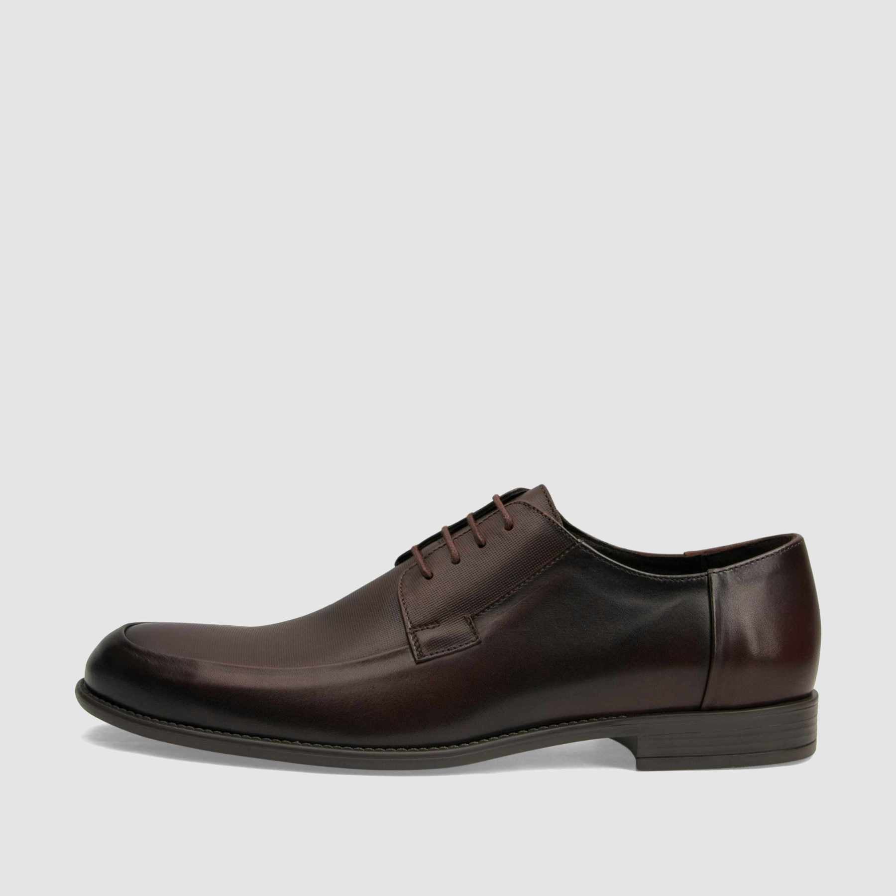 Formal shoe TAPI A-7138 brown smooth leather 