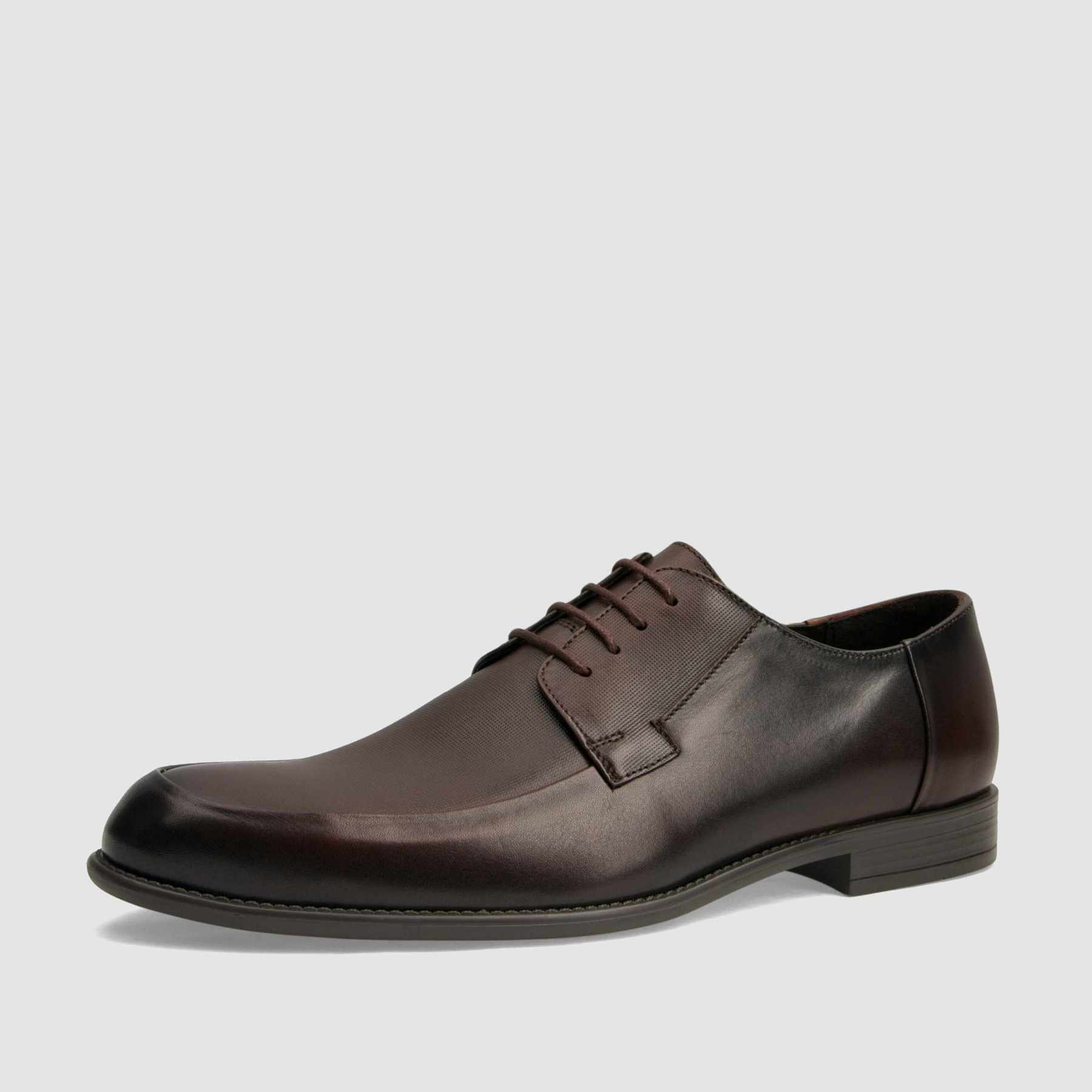 Formal shoe TAPI A-7138 brown smooth leather 