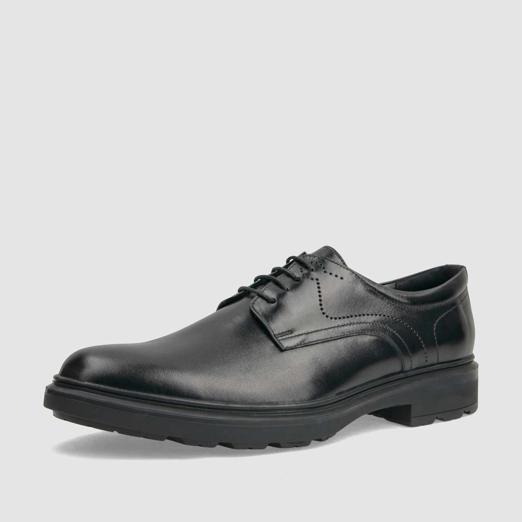 TAPI A-7455 formal shoe, black grain leather 