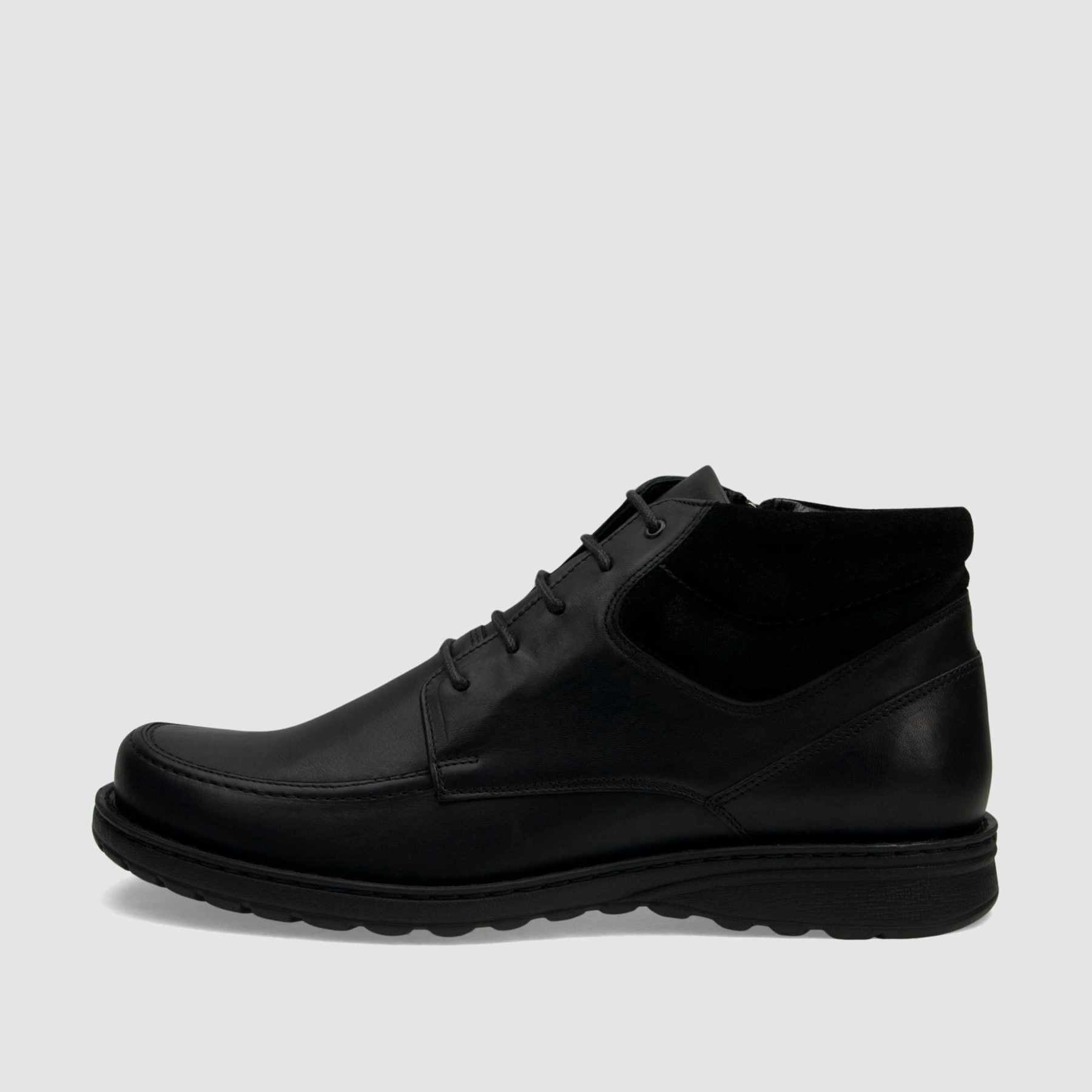 Casual shoe TAPI B-2468 black grain leather