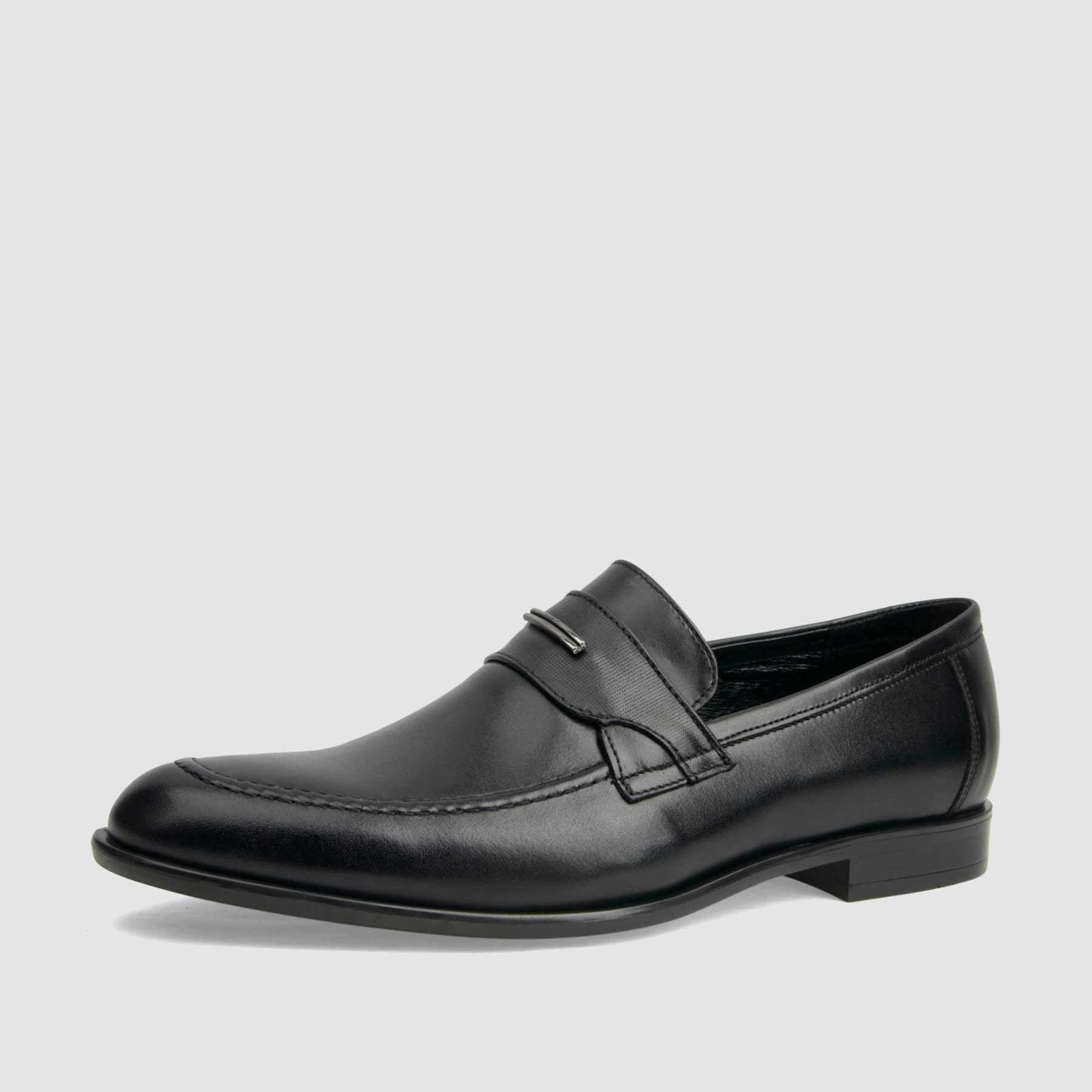 TAPI B-6751 black smooth leather dress shoes - loafers 