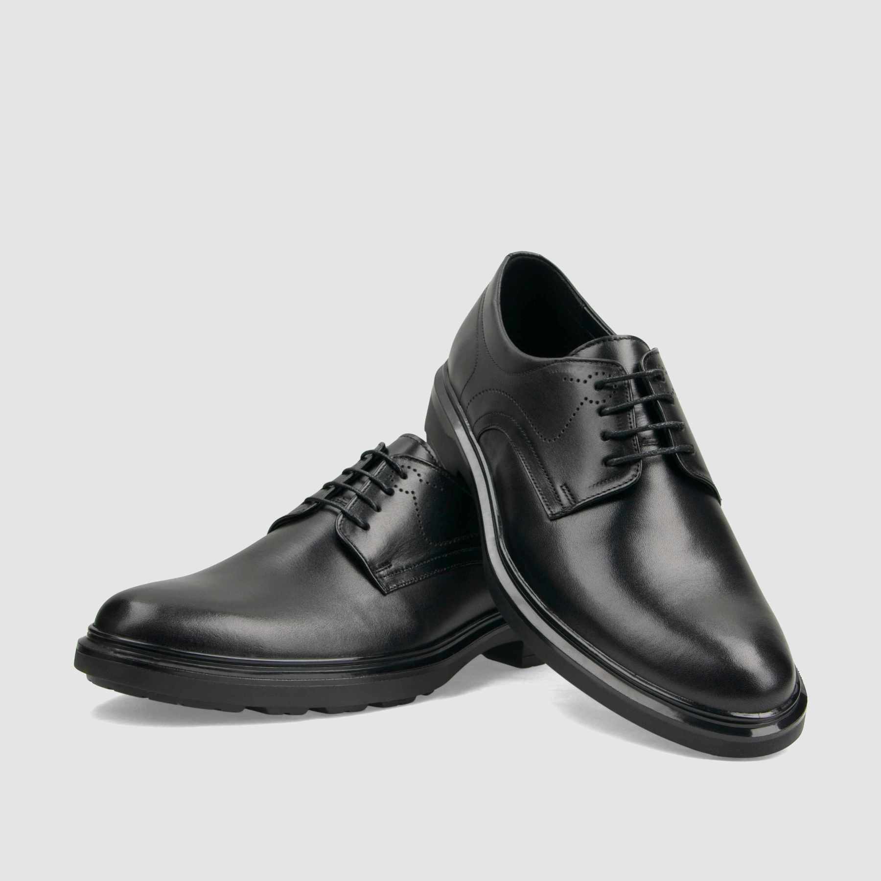 TAPI C-7455 formal shoe, black grain leather