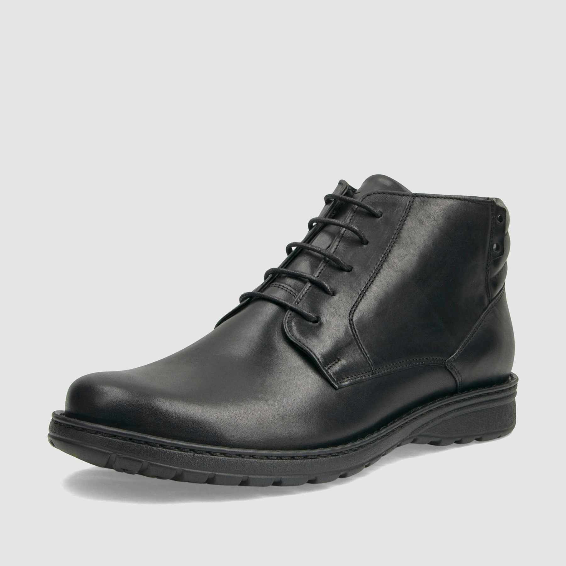 Casual ankle boot TAPI D-2466 black grain leather