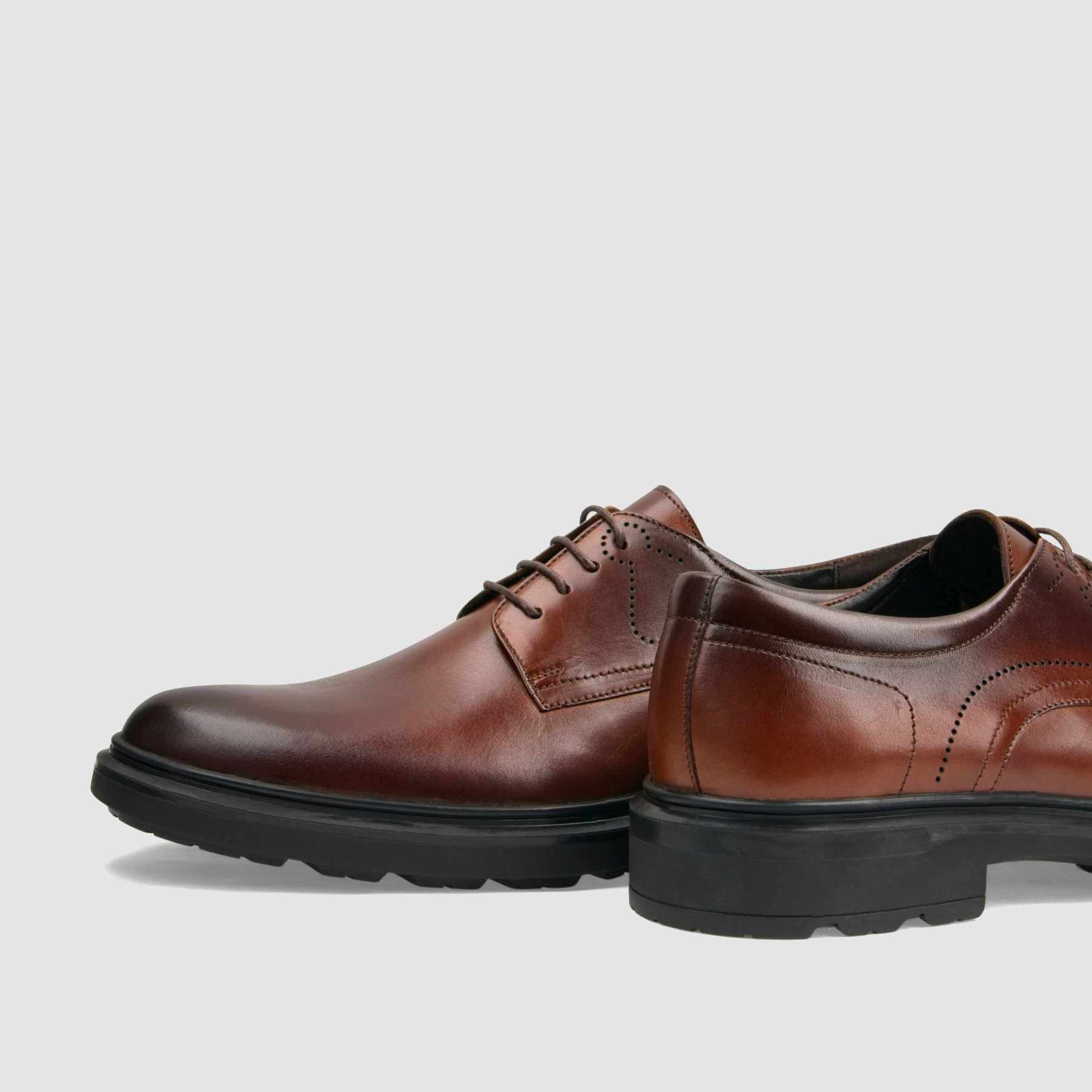 TAPI formal shoes D-7455 brown smooth leather