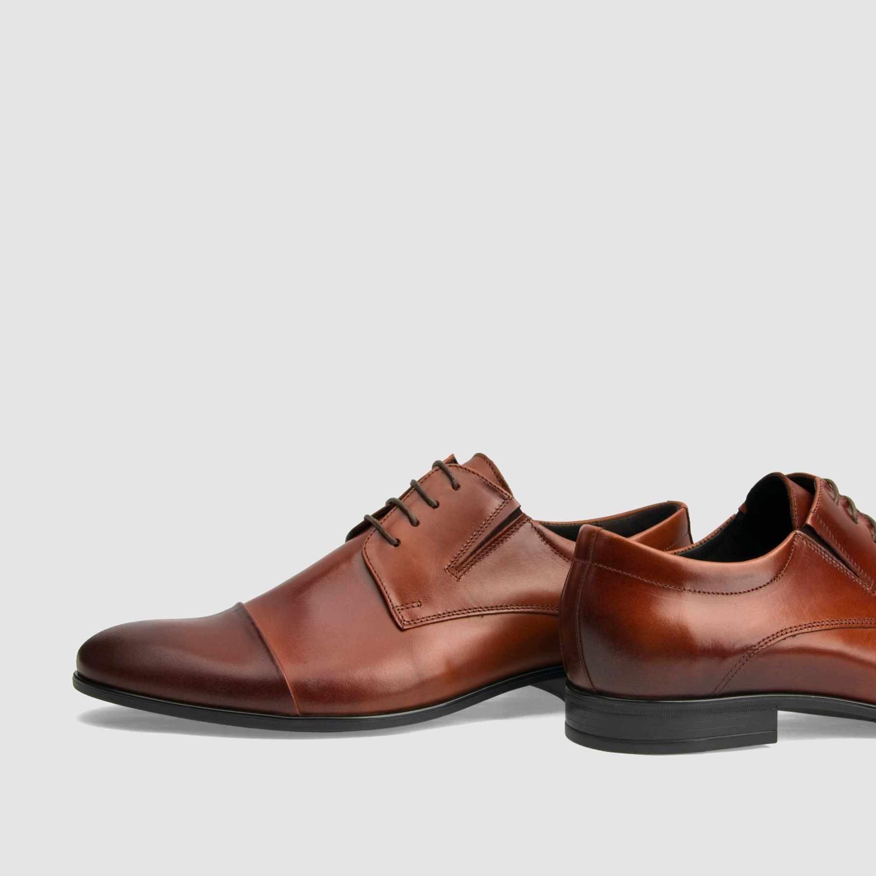 TAPI E-7170 formal shoe, brown smooth leather