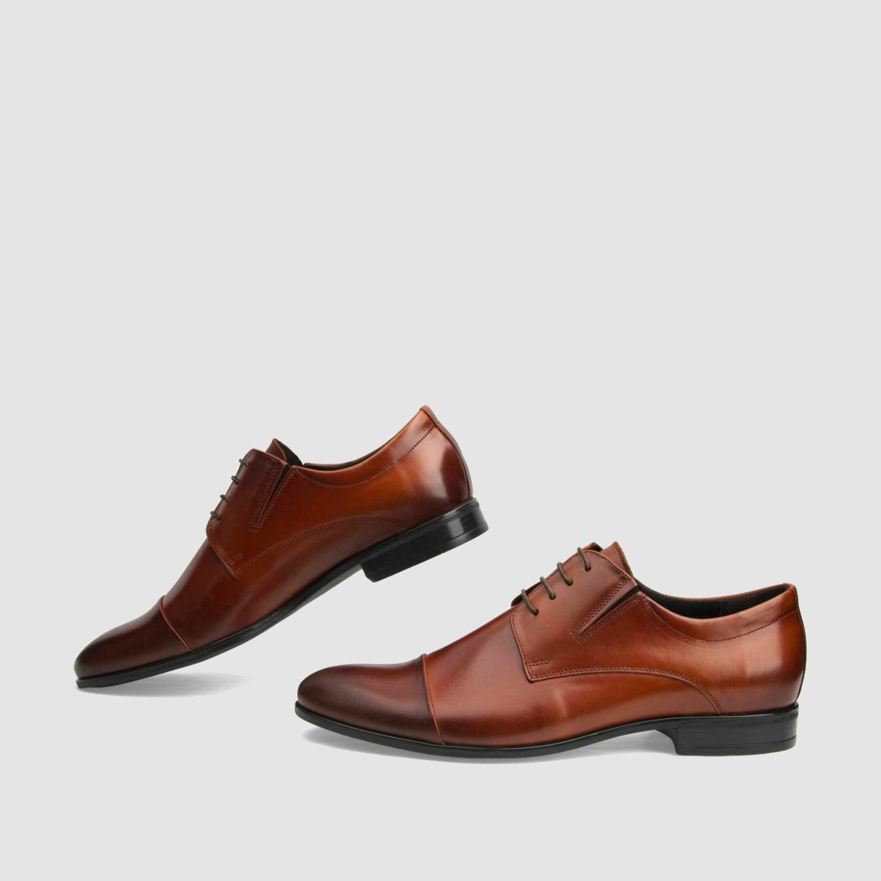 TAPI E-7170 formal shoe, brown smooth leather