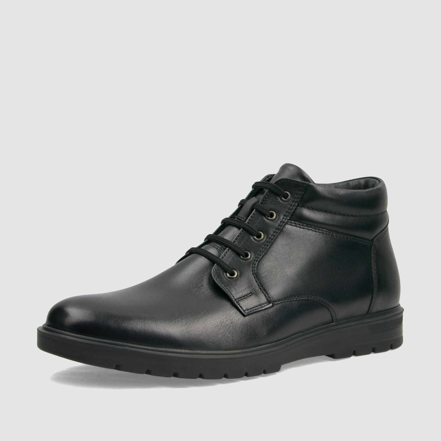 Trzewik casual TAPI G-2486 czarna licowa skora