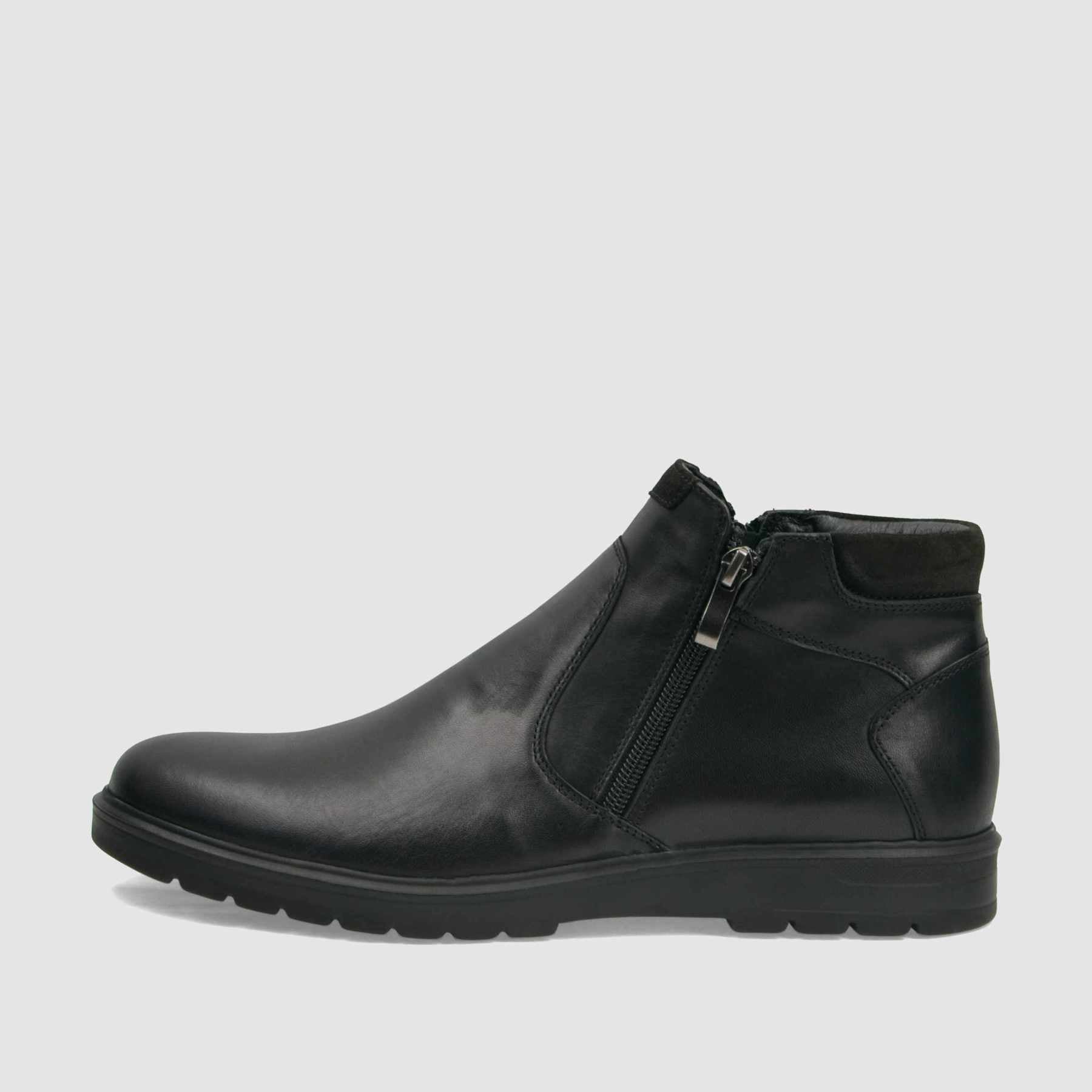 Trzewik casual TAPI G-2504 czarna licowa skora