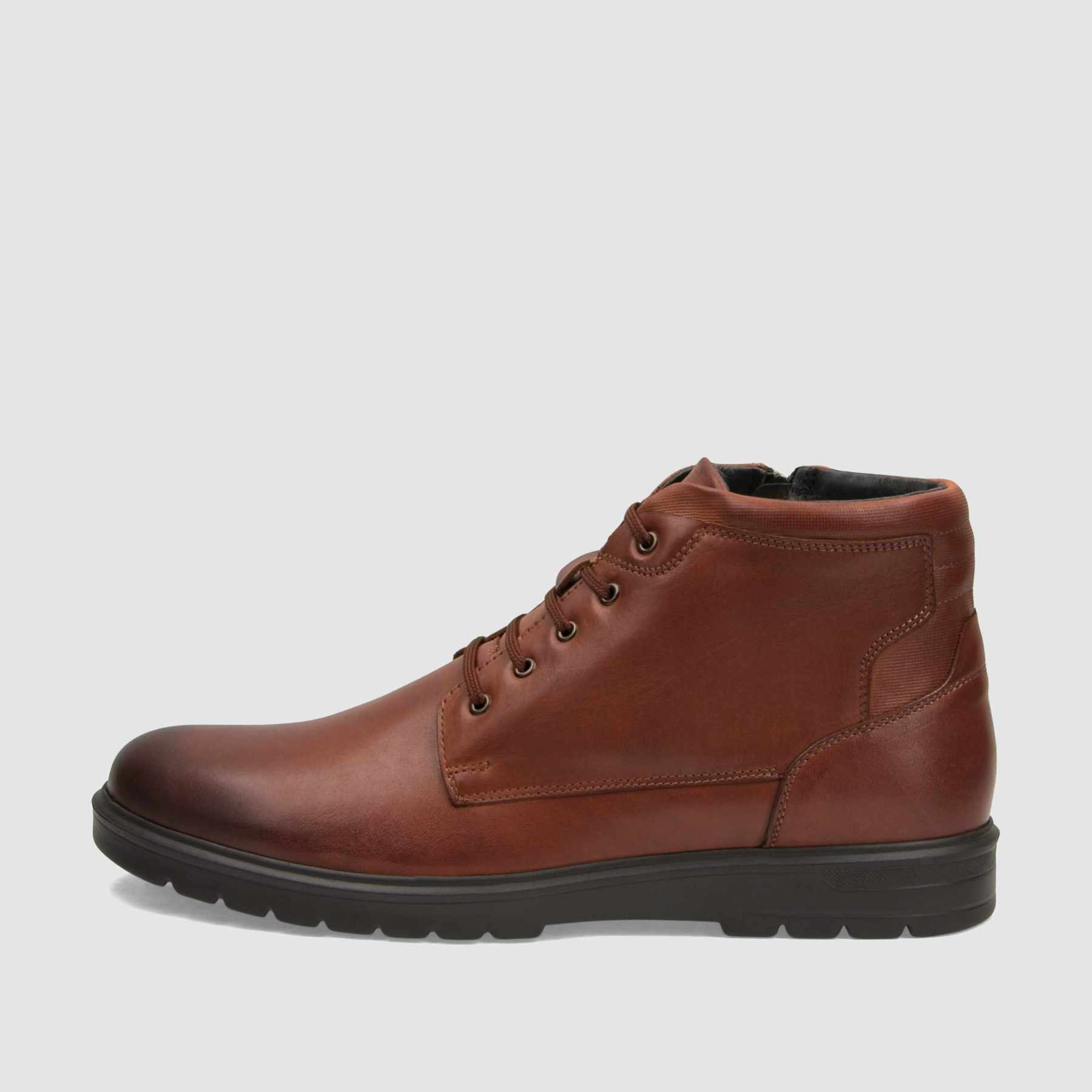 Trzewik casual TAPI H-2483 brązowa licowa skora