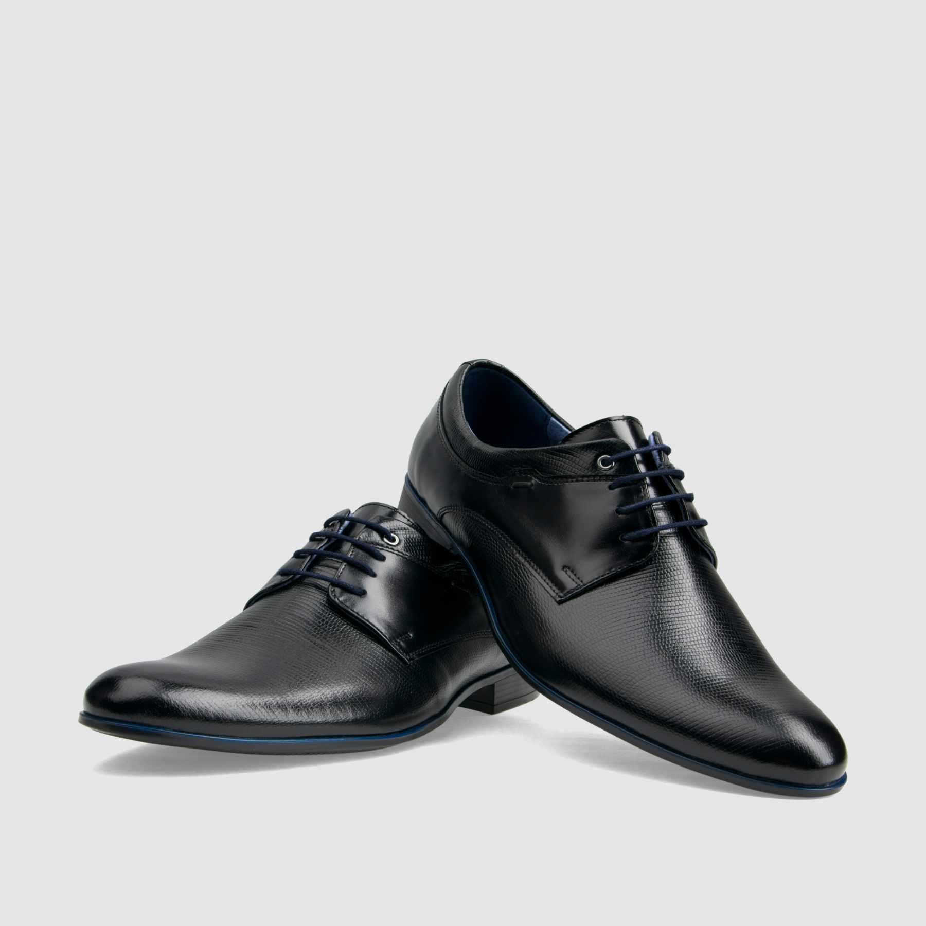 TAPI J-4575 formal shoe derby with blue lining 