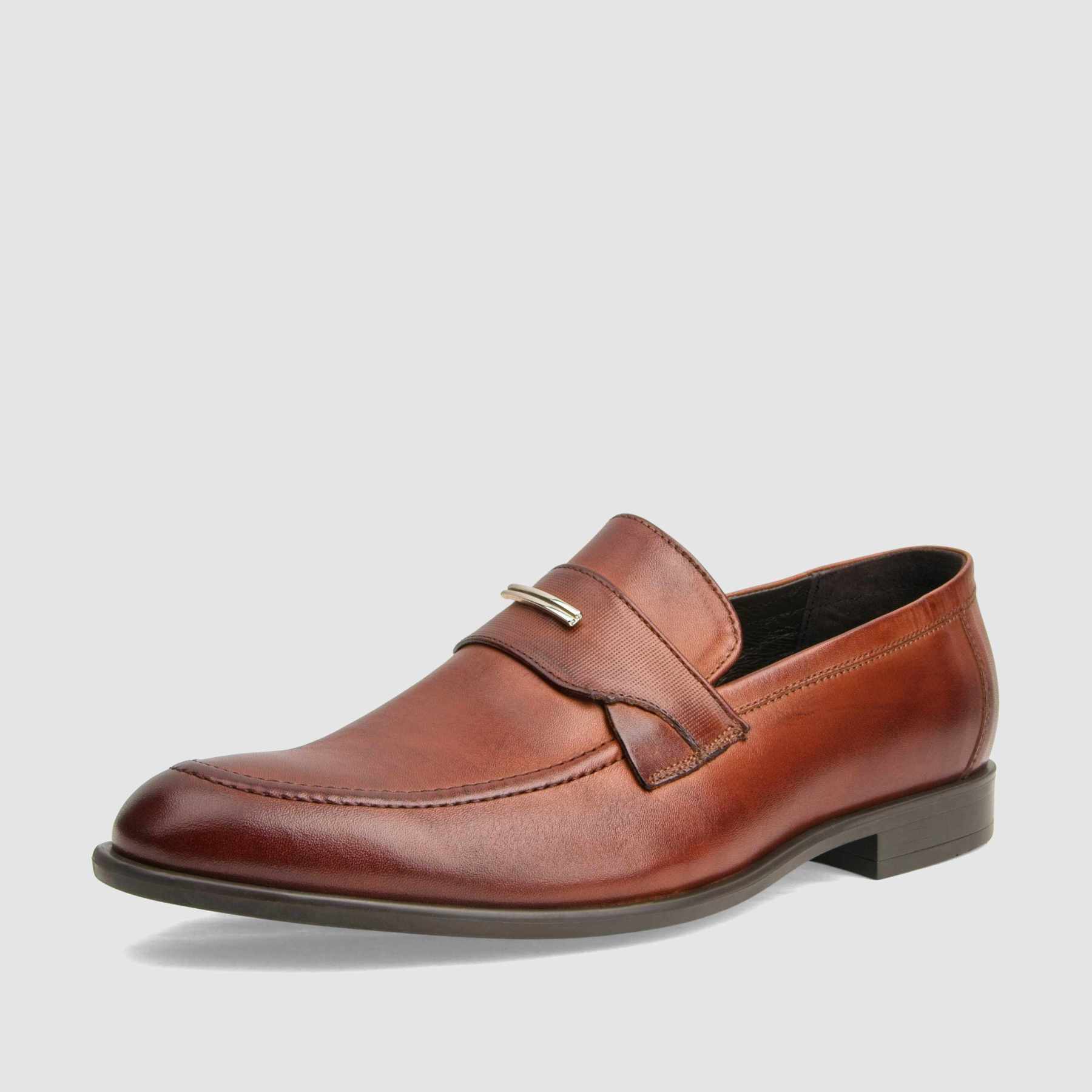 TAPI formal shoes J-6751 brown smooth leather