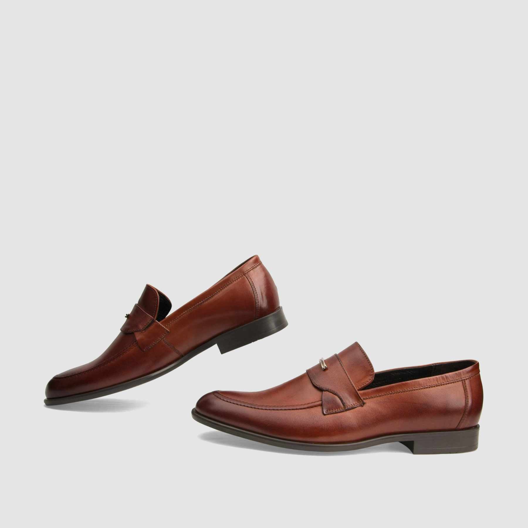 TAPI formal shoes J-6751 brown smooth leather