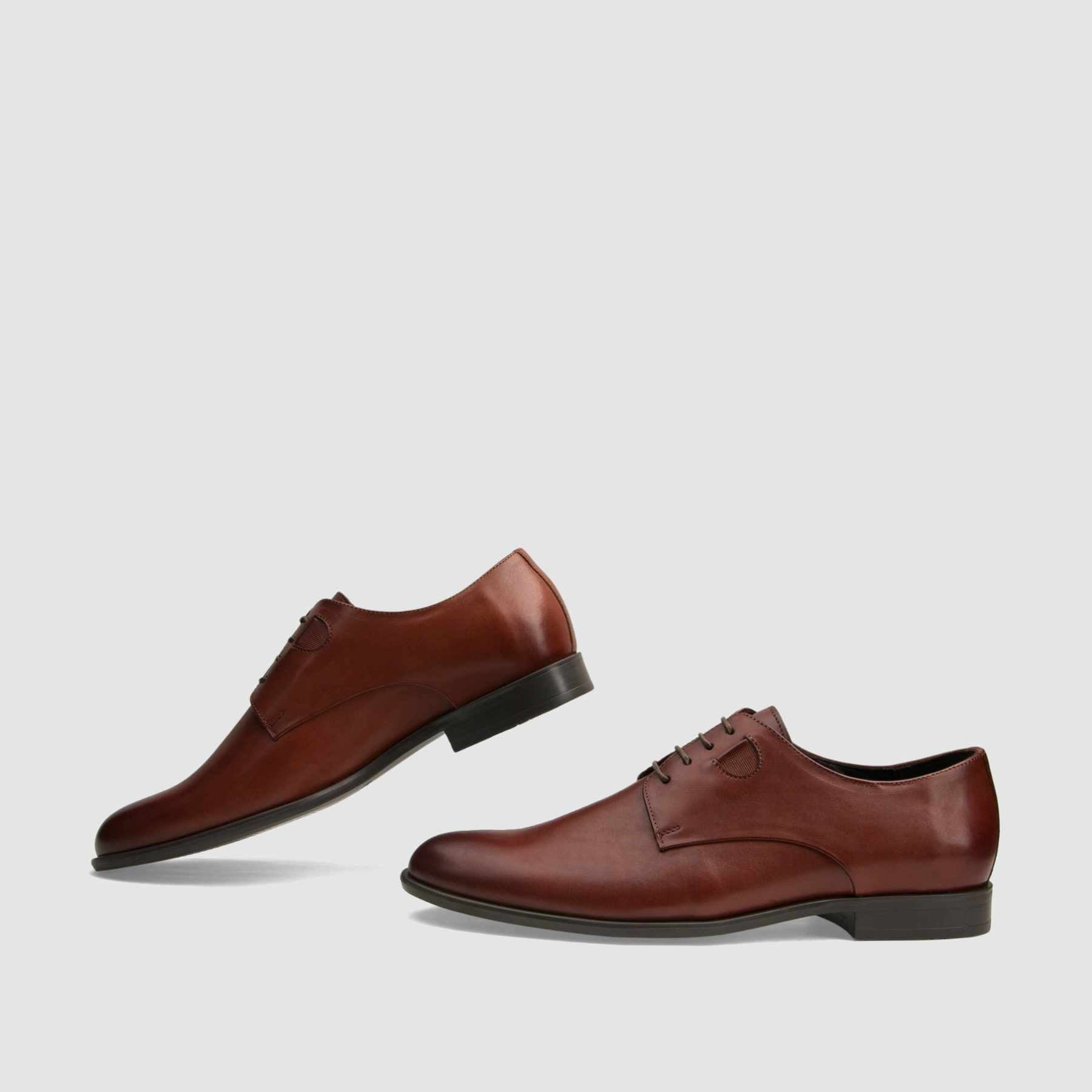 TAPI M-7205 formal shoe, brown grain leather