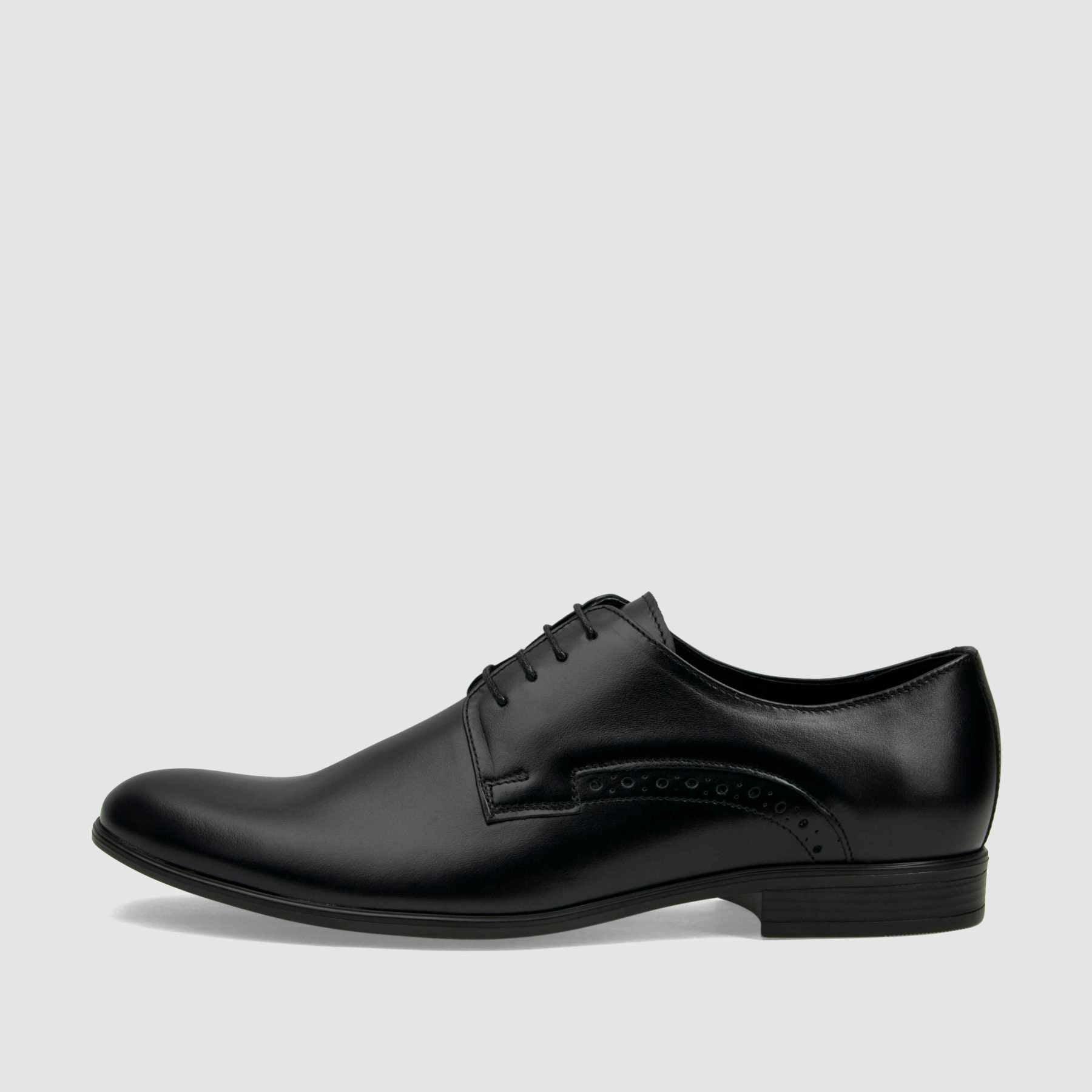 TAPI X-6448 formal shoe, black smooth leather