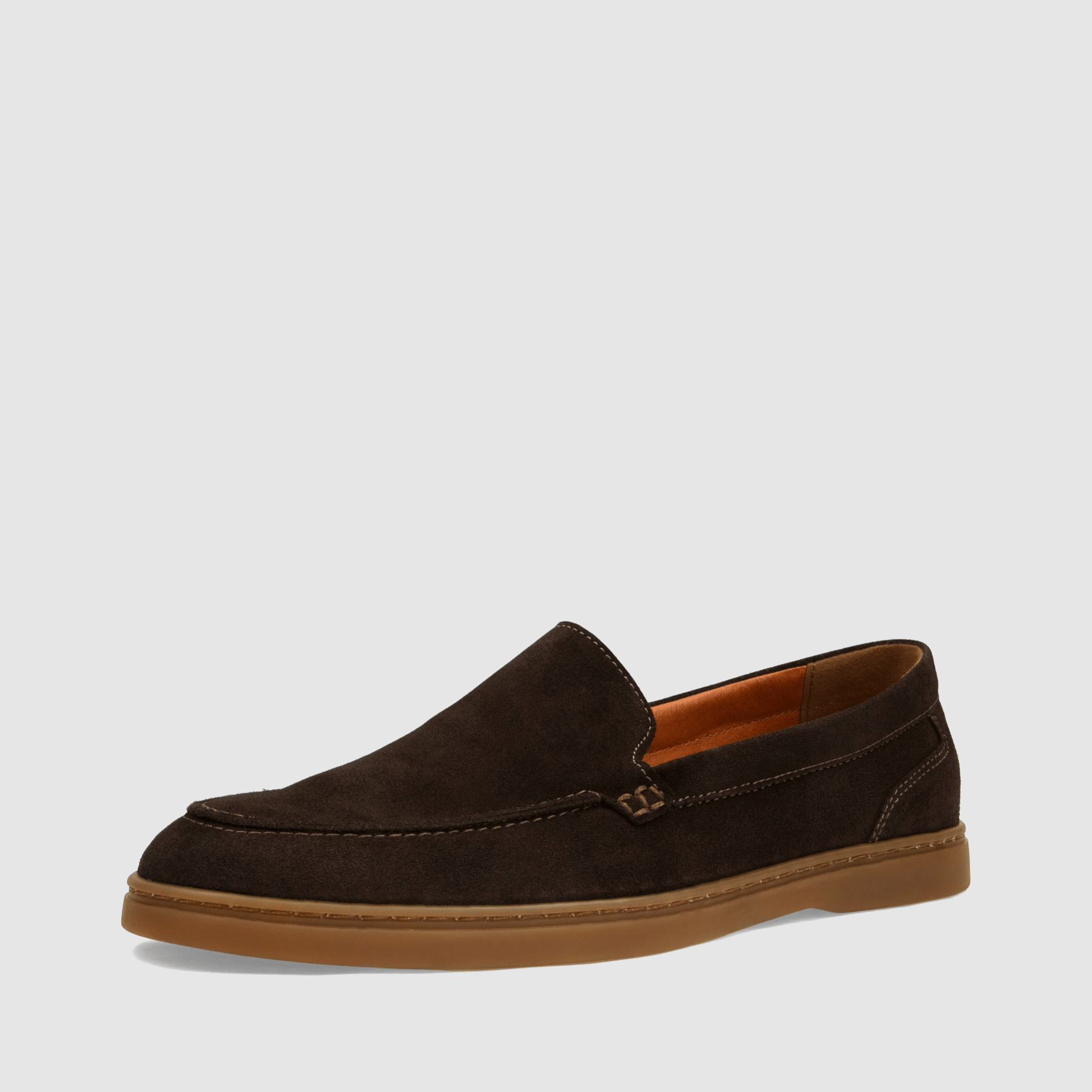 Loafers TAPI A - 7676 brązowa welurowa skóra - TAPI nero - Brązowy - 1