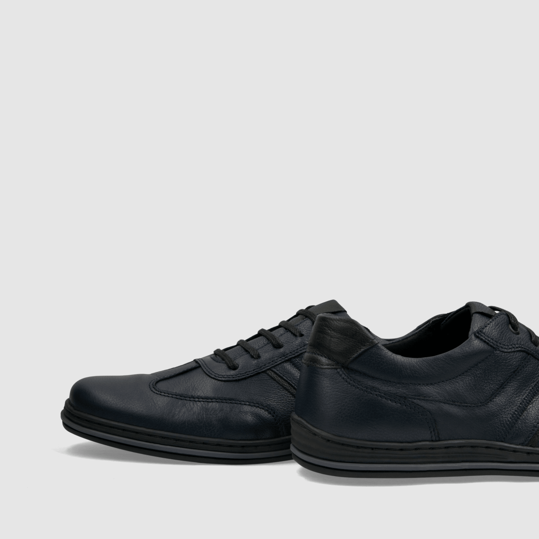 Półbut Casual TAPI R - 7637 - granatowa licowa skóra - TAPI nero - Granatowy - 5